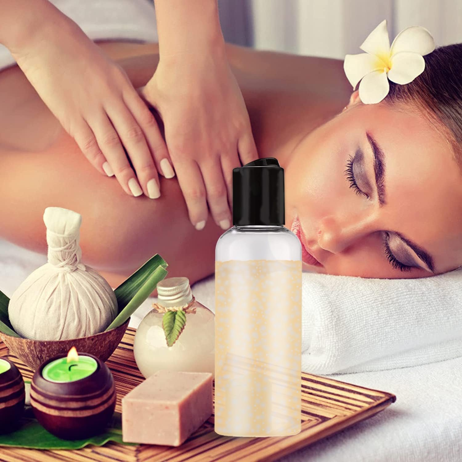 5 Pack 3.4 oz Travel Bottles for Toiletries TSA Ap... - Image 9