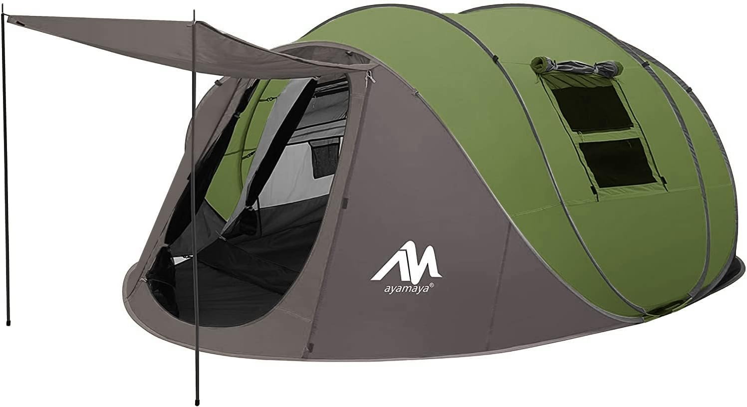 6 Person Easy Pop Up Tents for Camping - AYAMAYA D... - Image 2