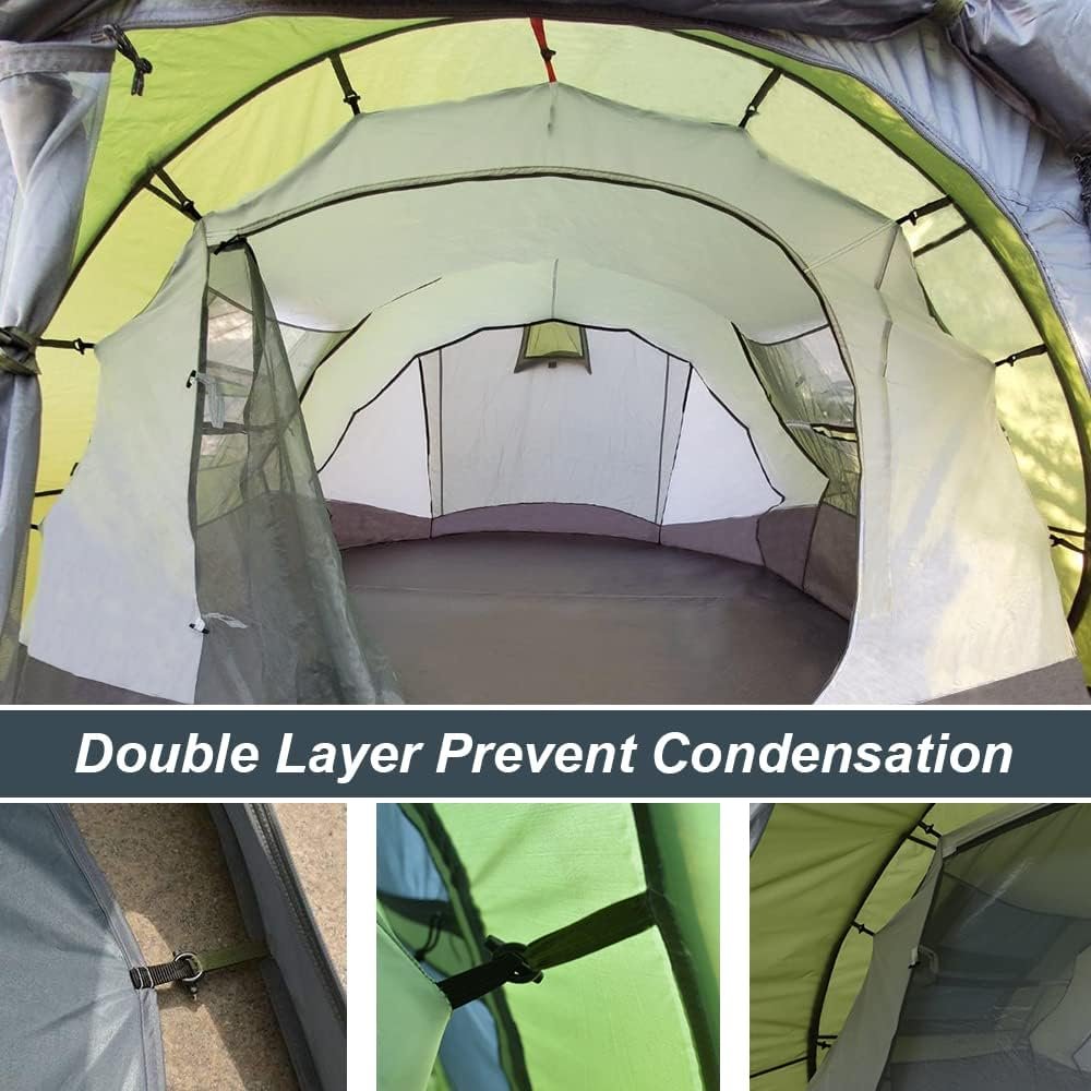 6 Person Easy Pop Up Tents for Camping - AYAMAYA D... - Image 5