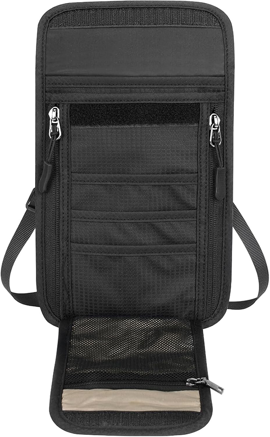 Travel Neck Wallet RFID Blocking – Hidden Passport... - Image 9