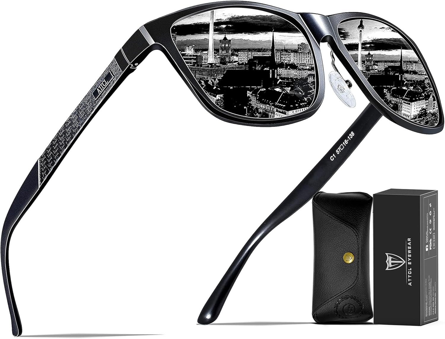 ATTCL Polarized Sunglasses Men for Driving: UV400 ... - Image 2