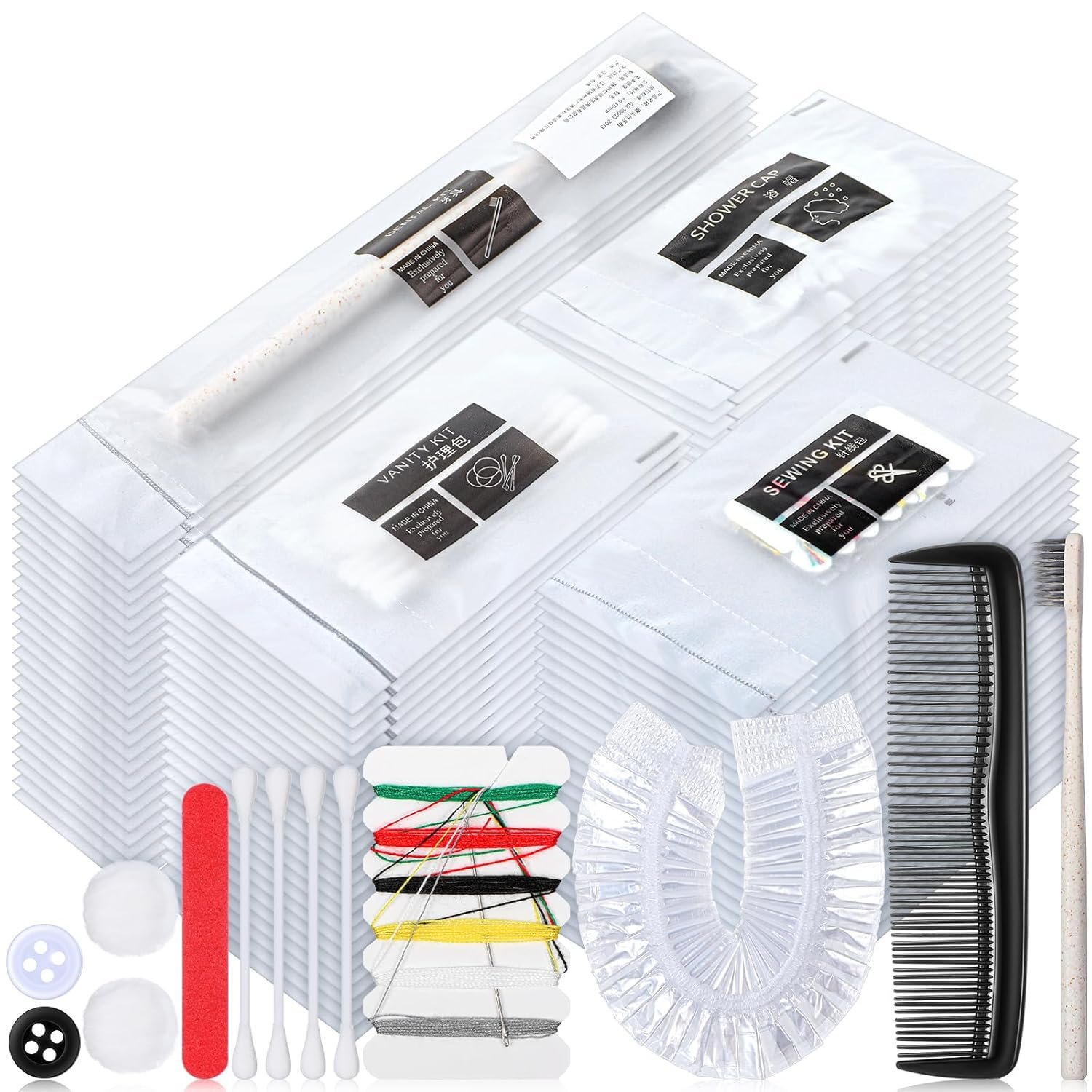 60 Sets Hygiene Kits for Homeless Basic Toiletry K... - Image 2