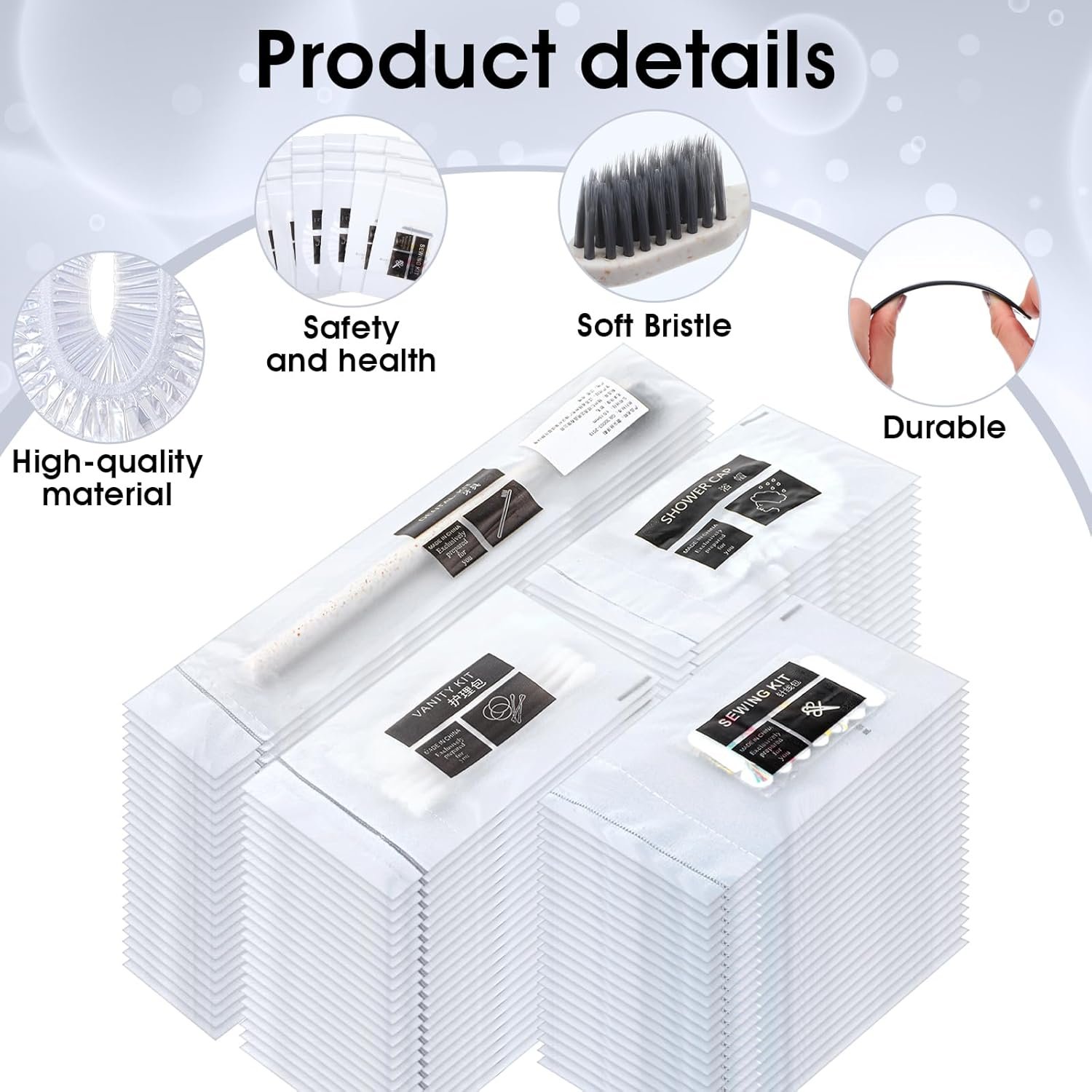 60 Sets Hygiene Kits for Homeless Basic Toiletry K... - Image 4