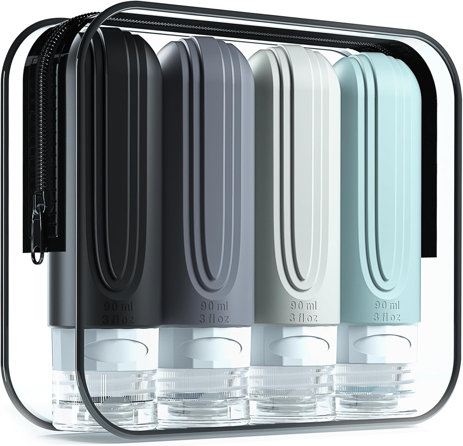 Travel Bottles for Toiletries, Tsa Approved 3oz Tr... - Image 2