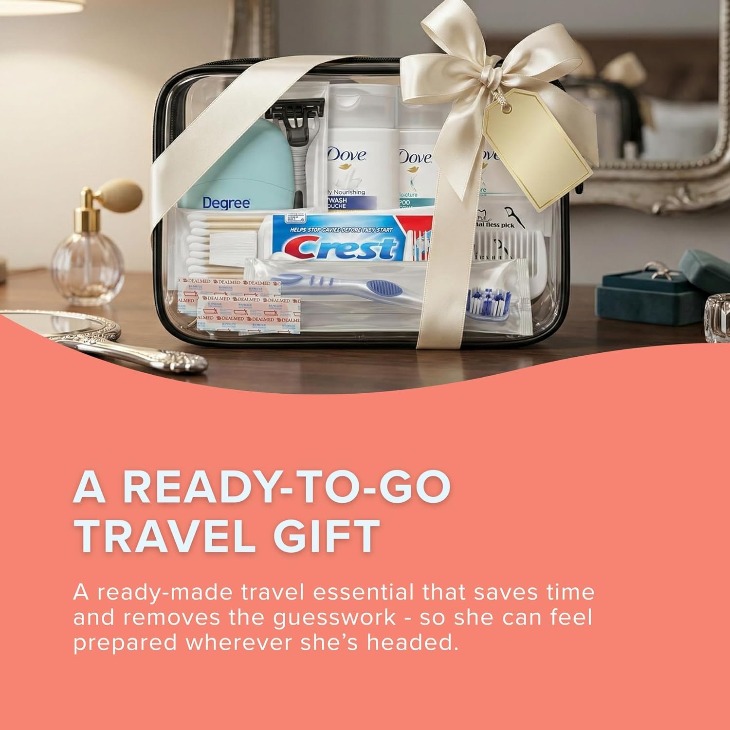 Trektote 12-Piece Women’s Travel Hygiene Kit with ... - Image 8