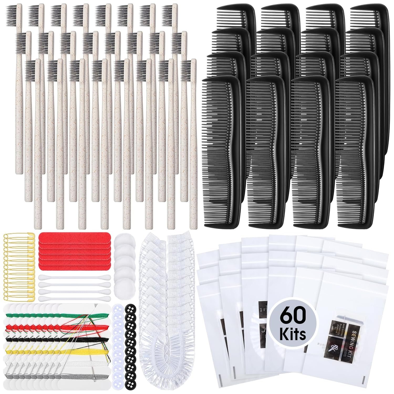 60 Sets Hygiene Kits for Homeless Basic Toiletry K... - Image 6