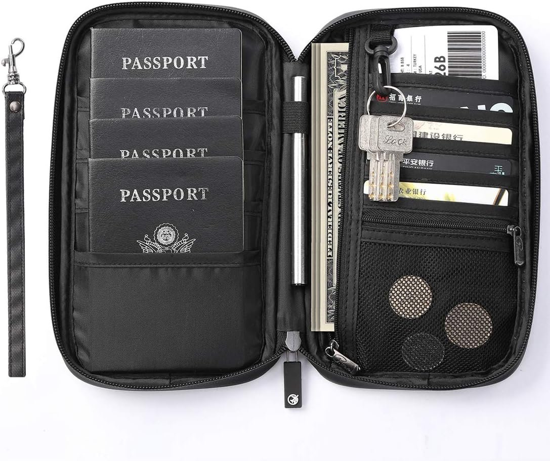 VanFn RFID Travel Passport Wallet, Family Passport... - Image 4