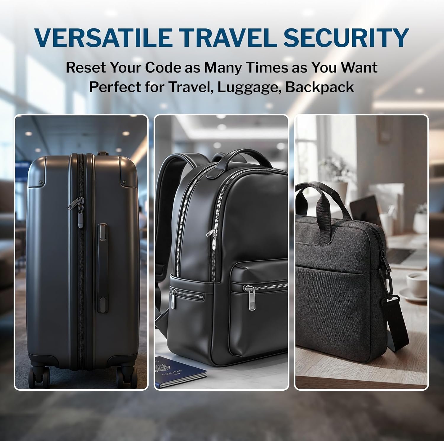 Forge TSA Approved Luggage Locks - Black 2 PK - Image 6