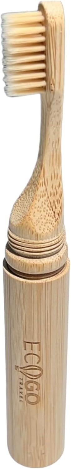 Bamboo Screwable Toothbrush Two-Piece Design | Sof... - Image 2