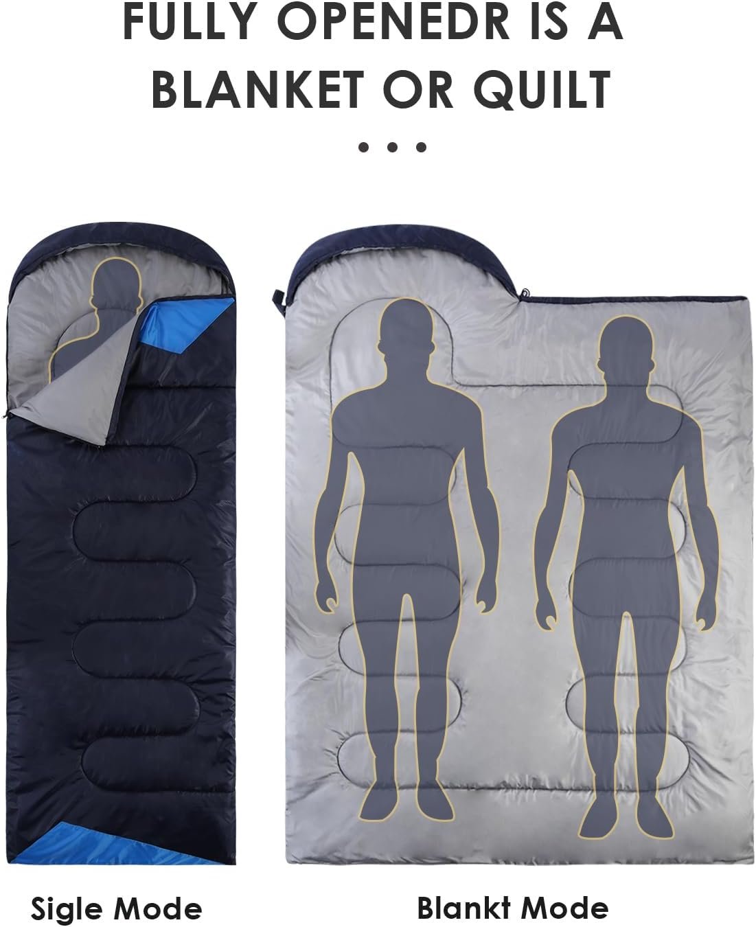 Sleeping Bags for Adults Backpacking Lightweight W... - Image 5