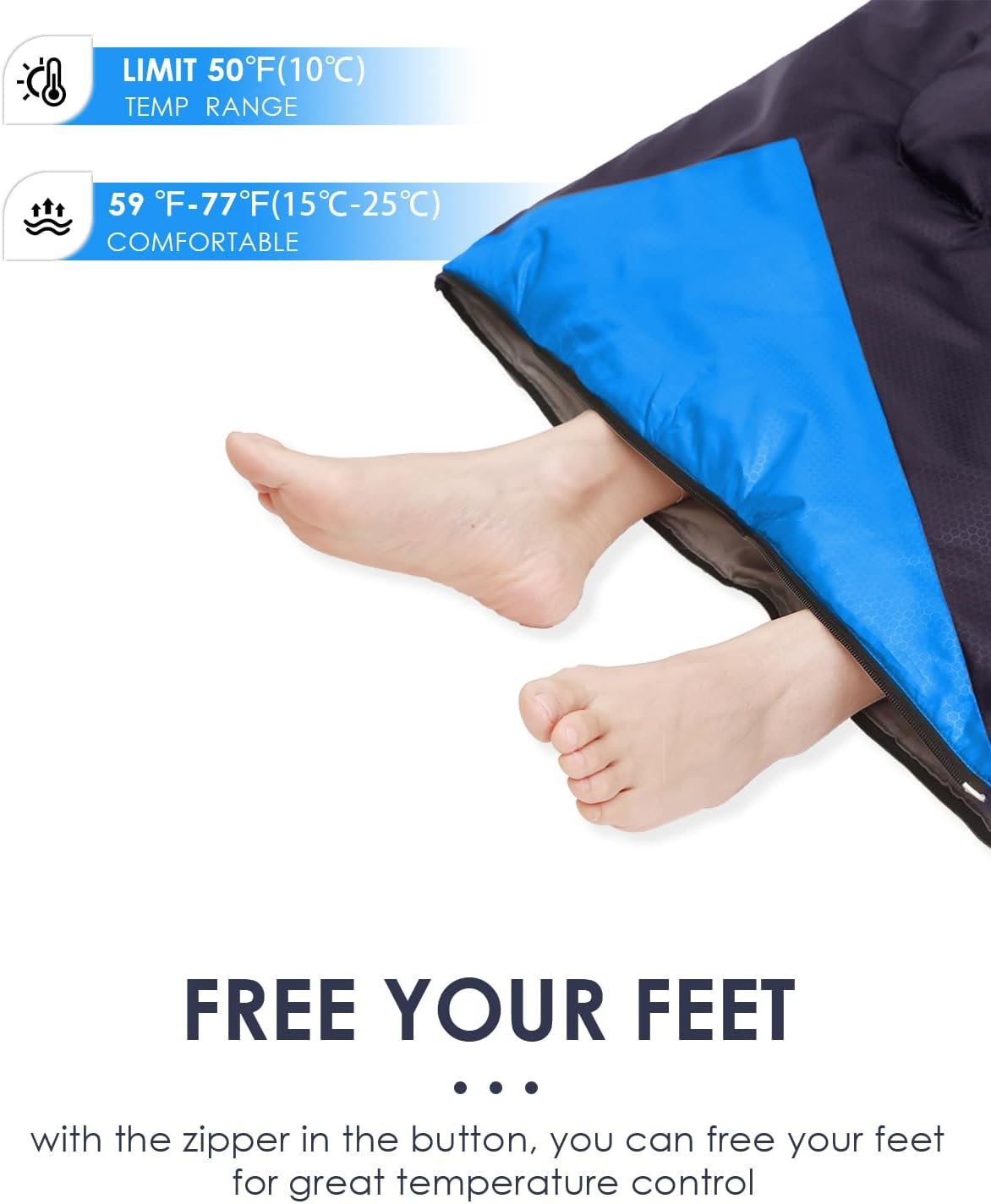 Sleeping Bags for Adults Backpacking Lightweight W... - Image 7