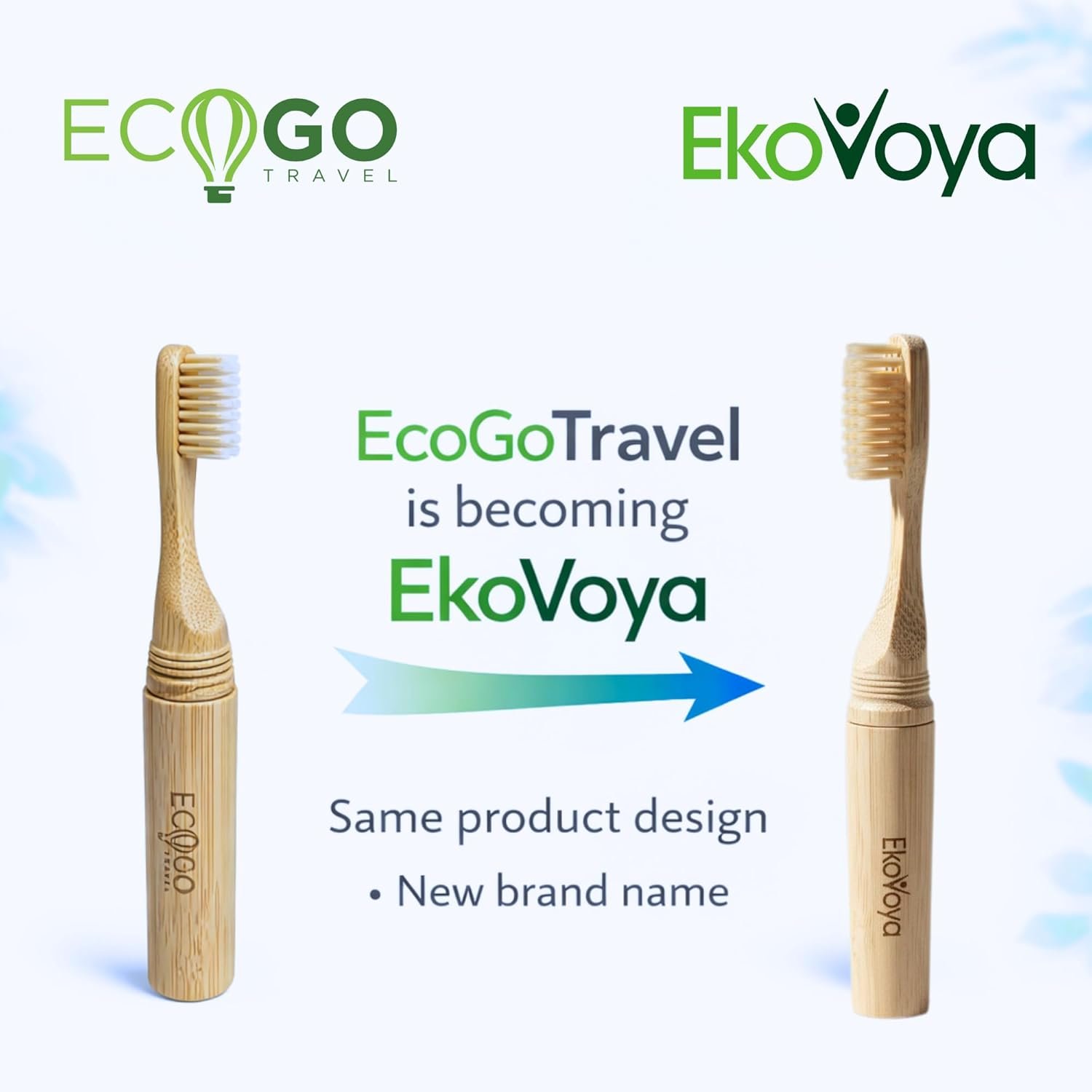 Bamboo Screwable Toothbrush Two-Piece Design | Sof... - Image 3