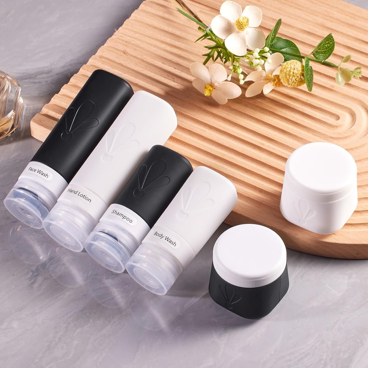 INSFIT travel bottles for toiletries 6 Pack, Leak ... - Image 6