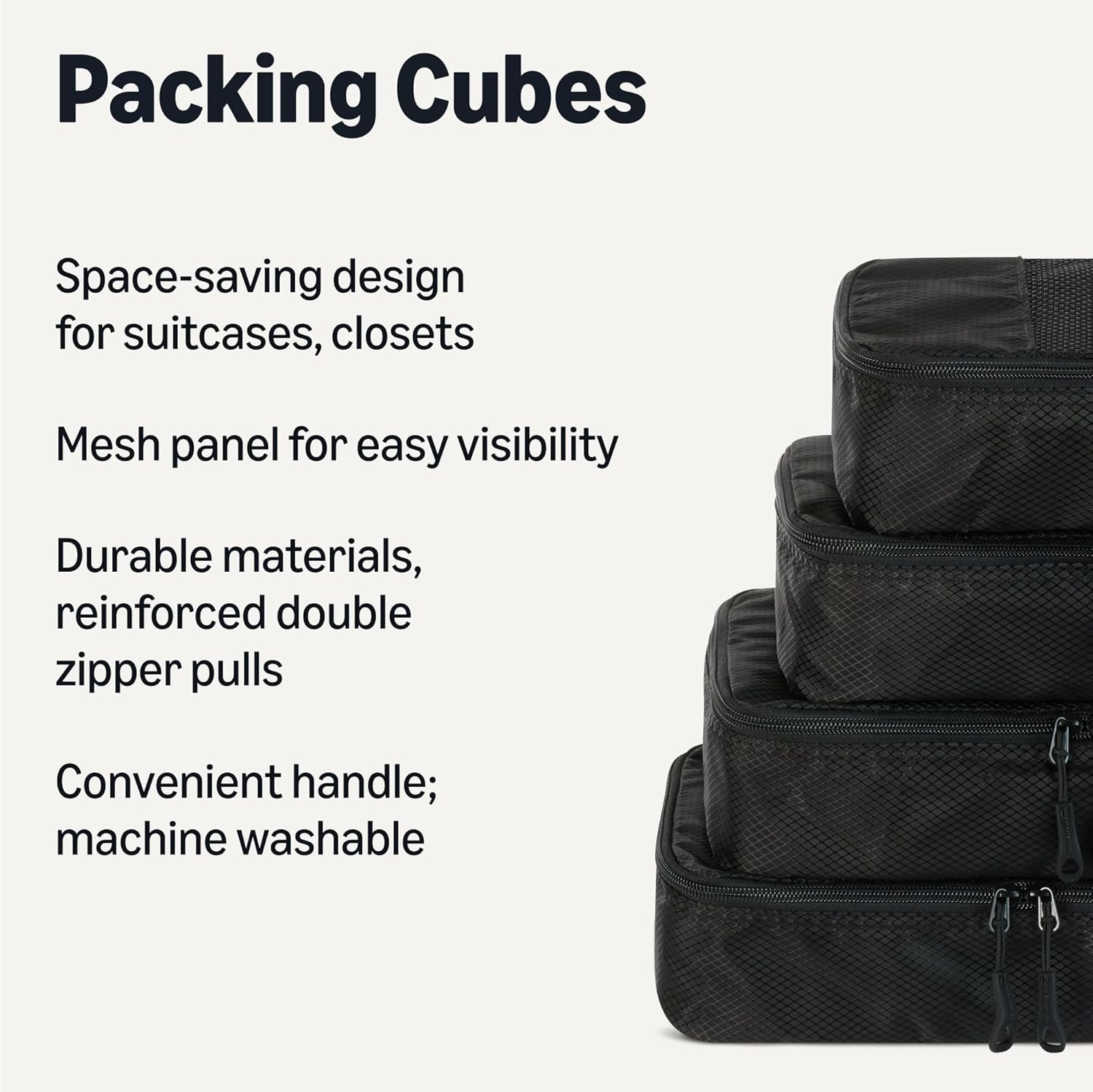 Amazon Essentials 4-Piece Space-Saving Packing Cub... - Image 3