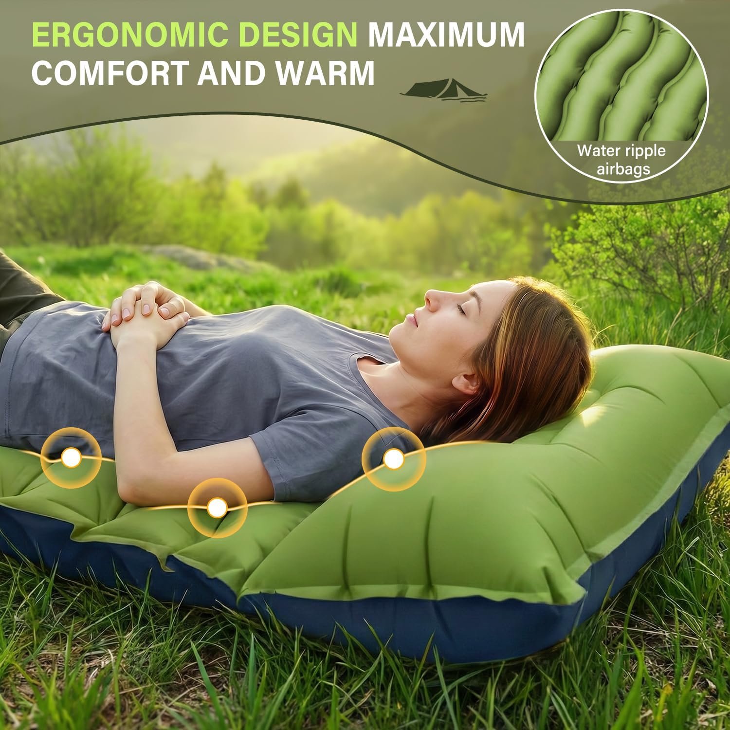 FUN PAC Camping Sleeping Pad, Ultralight Camping M... - Image 4