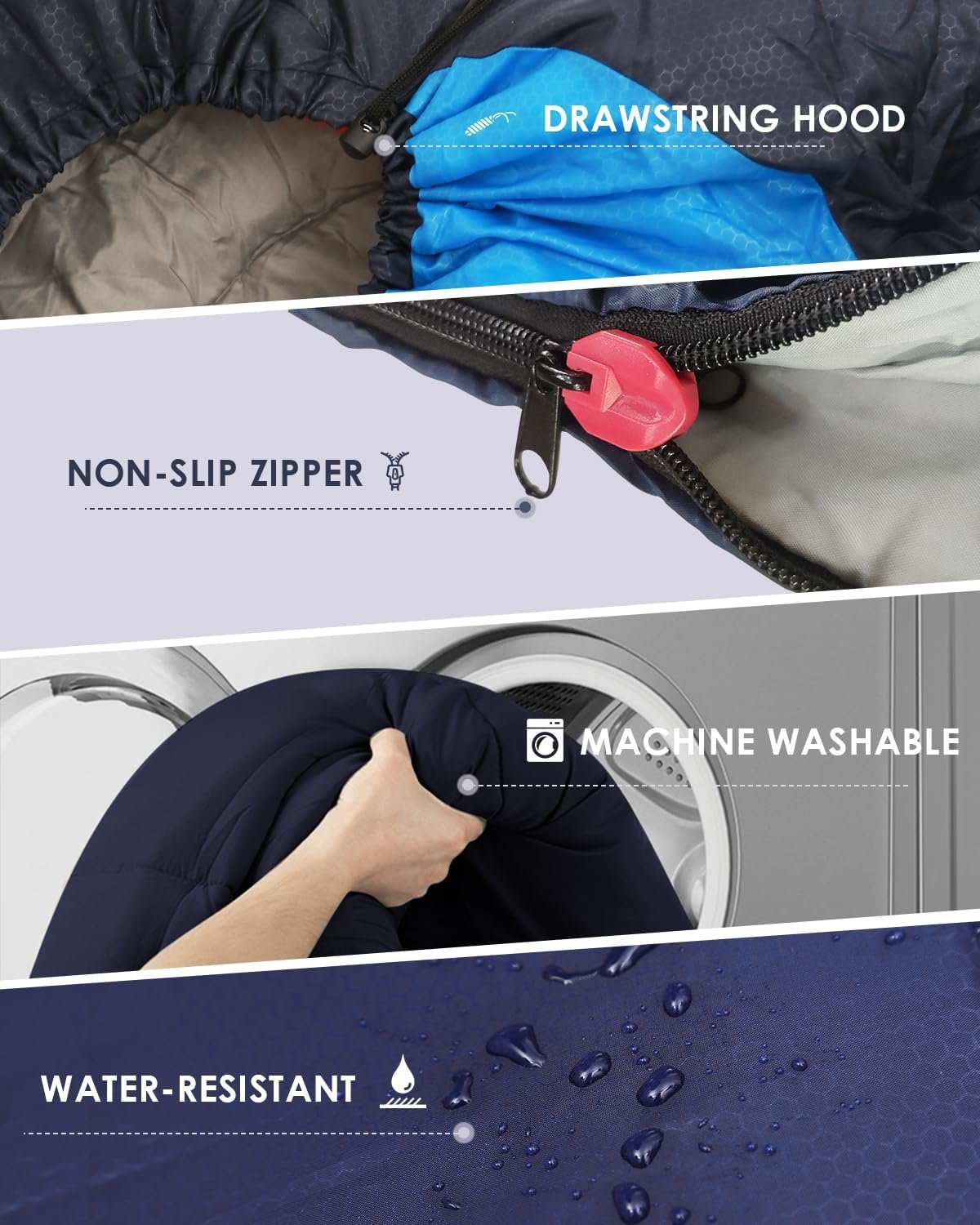 Sleeping Bags for Adults Backpacking Lightweight W... - Image 6