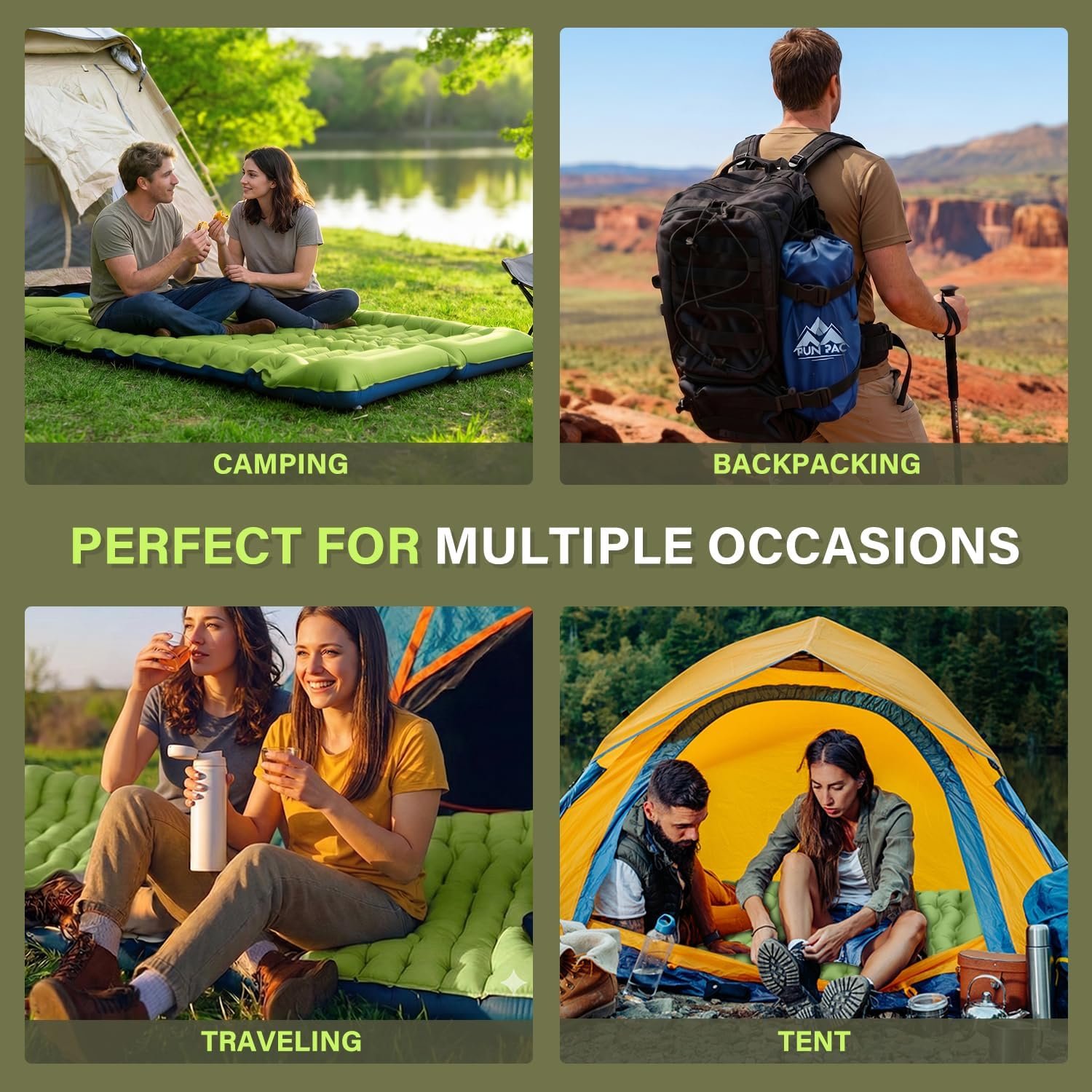 FUN PAC Camping Sleeping Pad, Ultralight Camping M... - Image 9