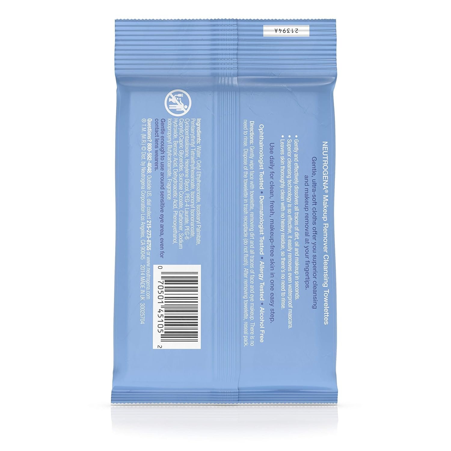 Neutrogena Make-Up Remover Cleansing Towelettes, 7... - Image 6