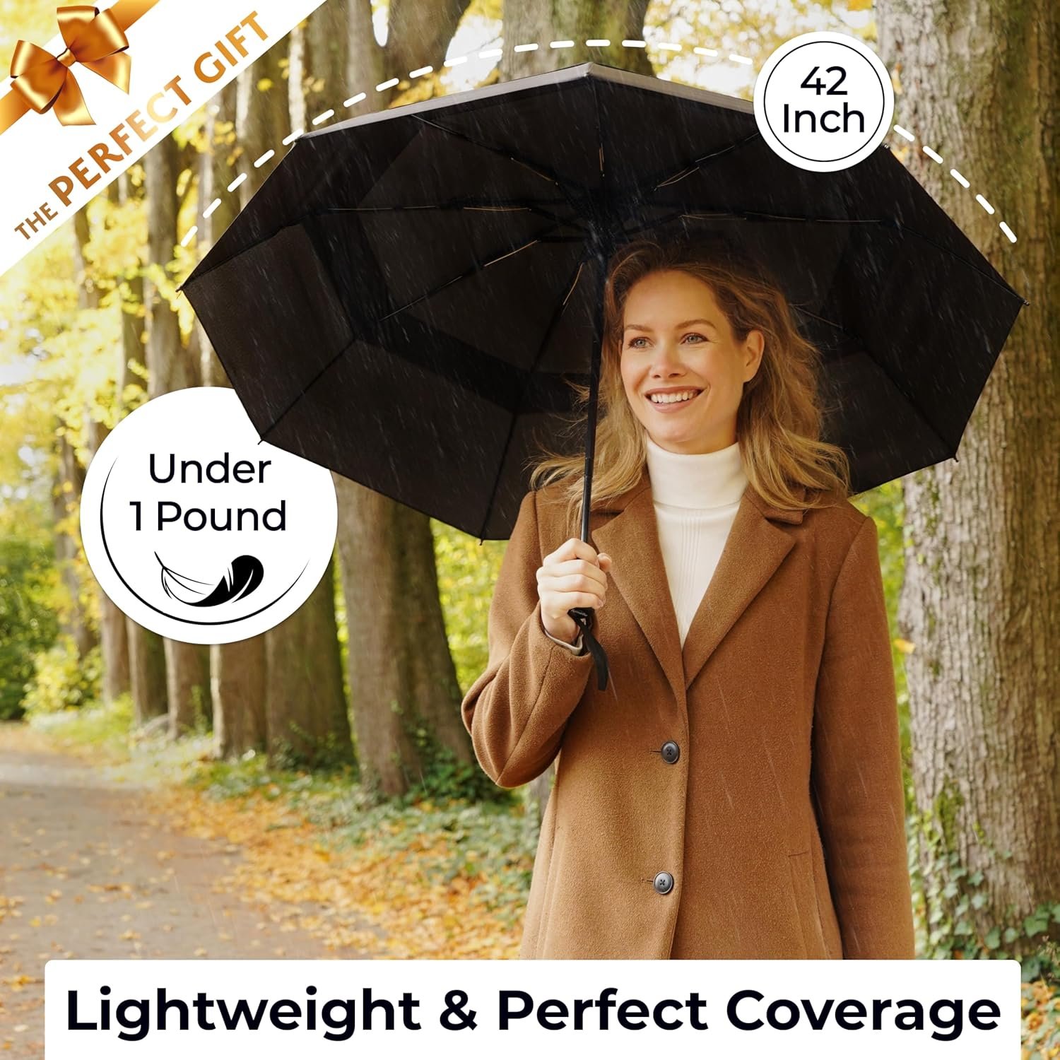 TUMELLA Strongest Windproof Travel Umbrella (Compa... - Image 6