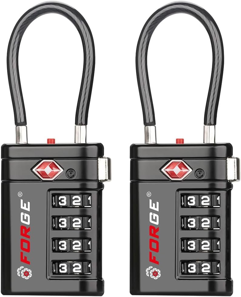 Forge Open Alert TSA Approved Luggage Locks, 4 Dig... - Image 2