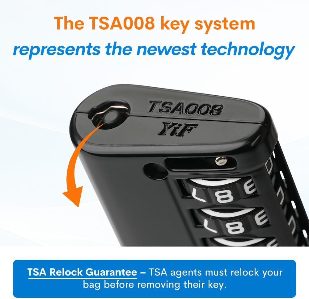 Forge Open Alert TSA Approved Luggage Locks, 4 Dig... - Image 5