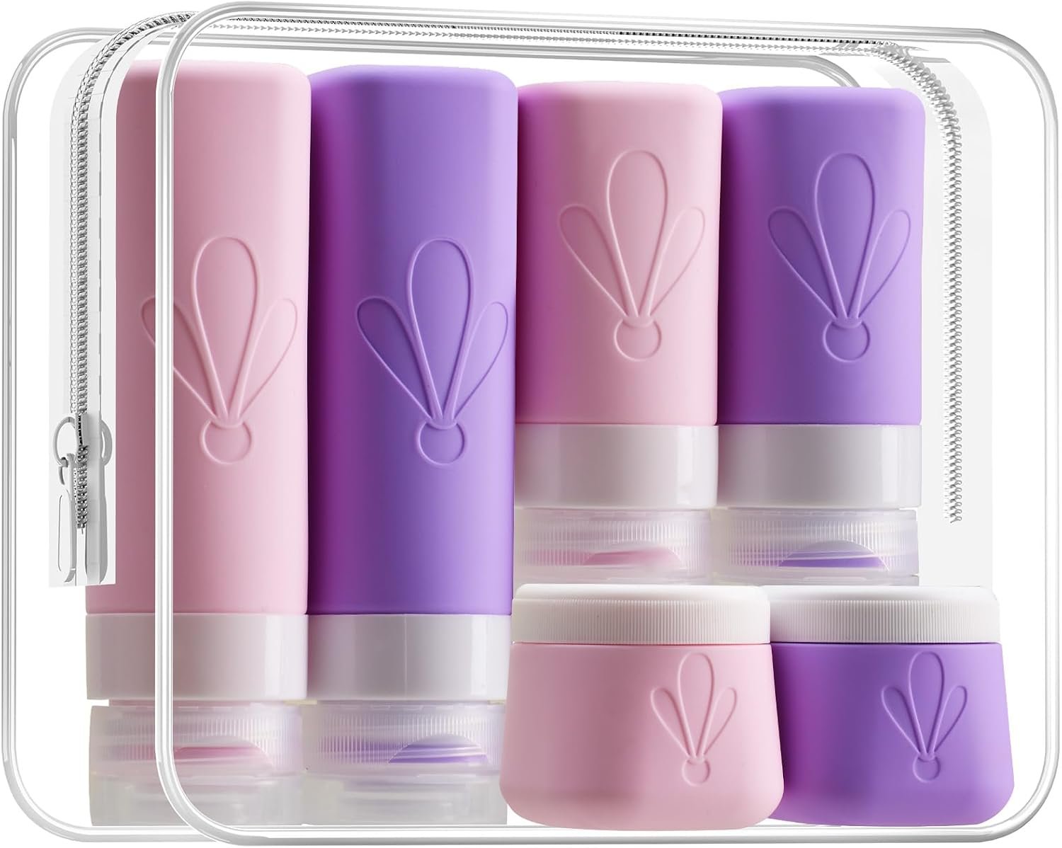 INSFIT travel bottles for toiletries 6 Pack, Leak ... - Image 2