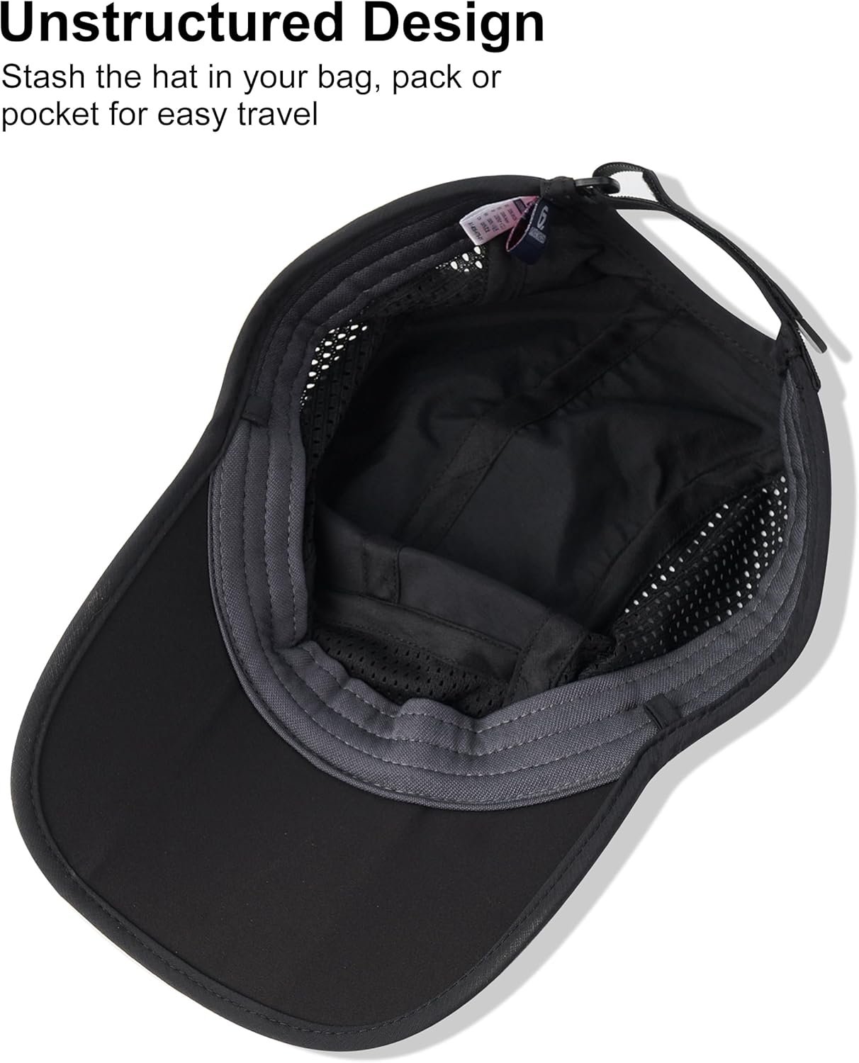 GADIEMKENSD Mens Folding Outdoor Hat Long Brim UPF... - Image 6