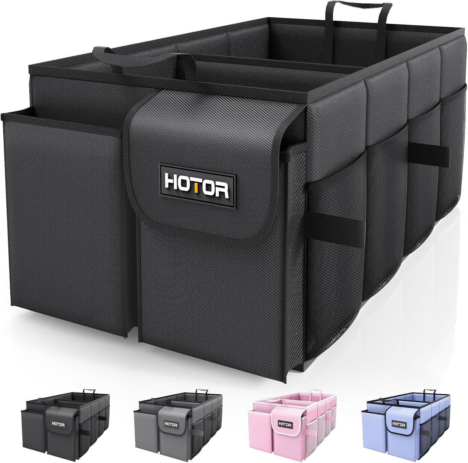 HOTOR Trunk Organizer - Foldable Car Organizer for... - Image 2