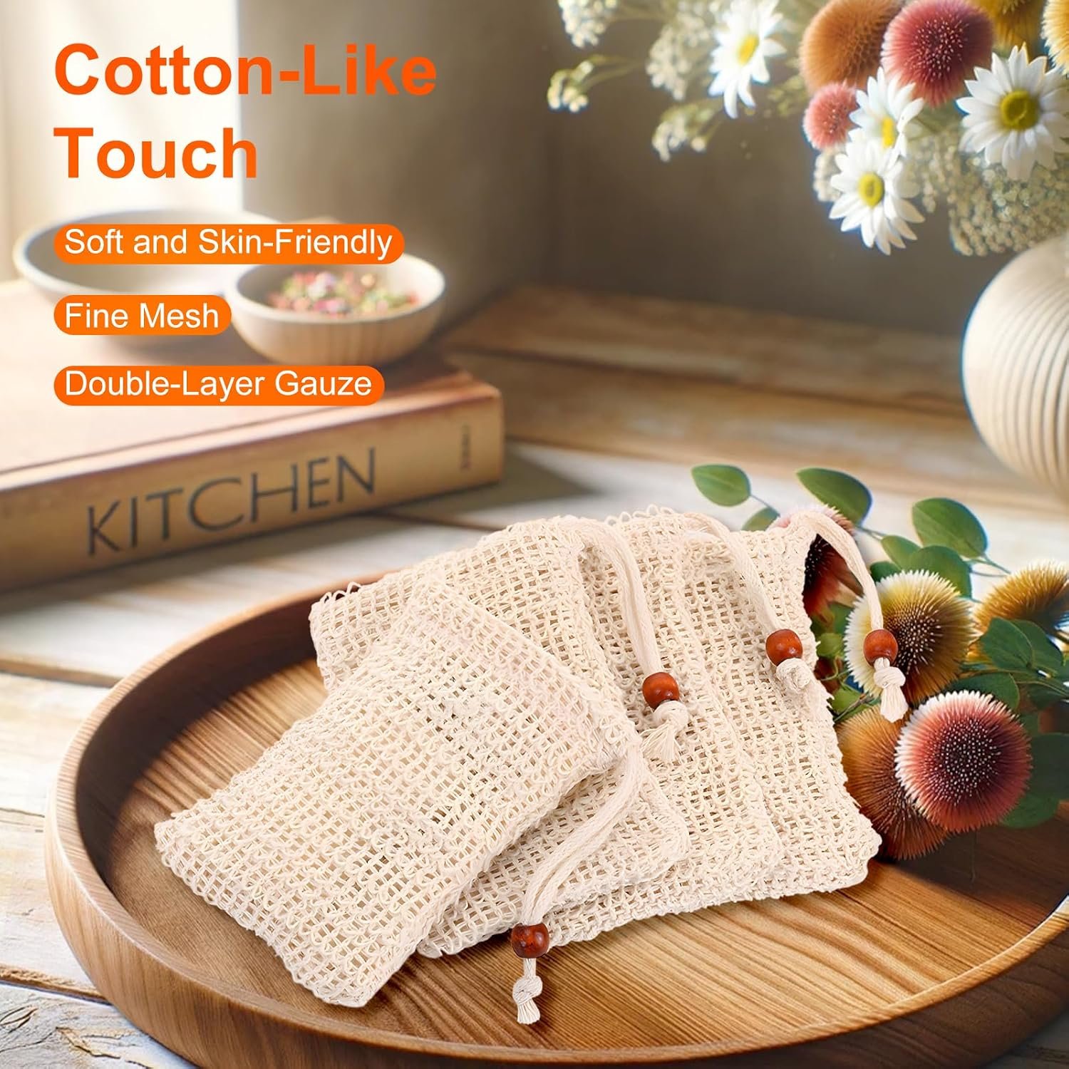 Eco-Friendly Skincare, Natural Exfoliation, Cotton... - Image 5