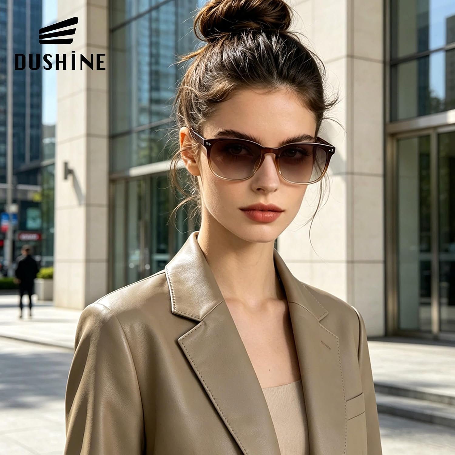 DUSHINE Polarized Sunglasses for Women Classic Ret... - Image 3