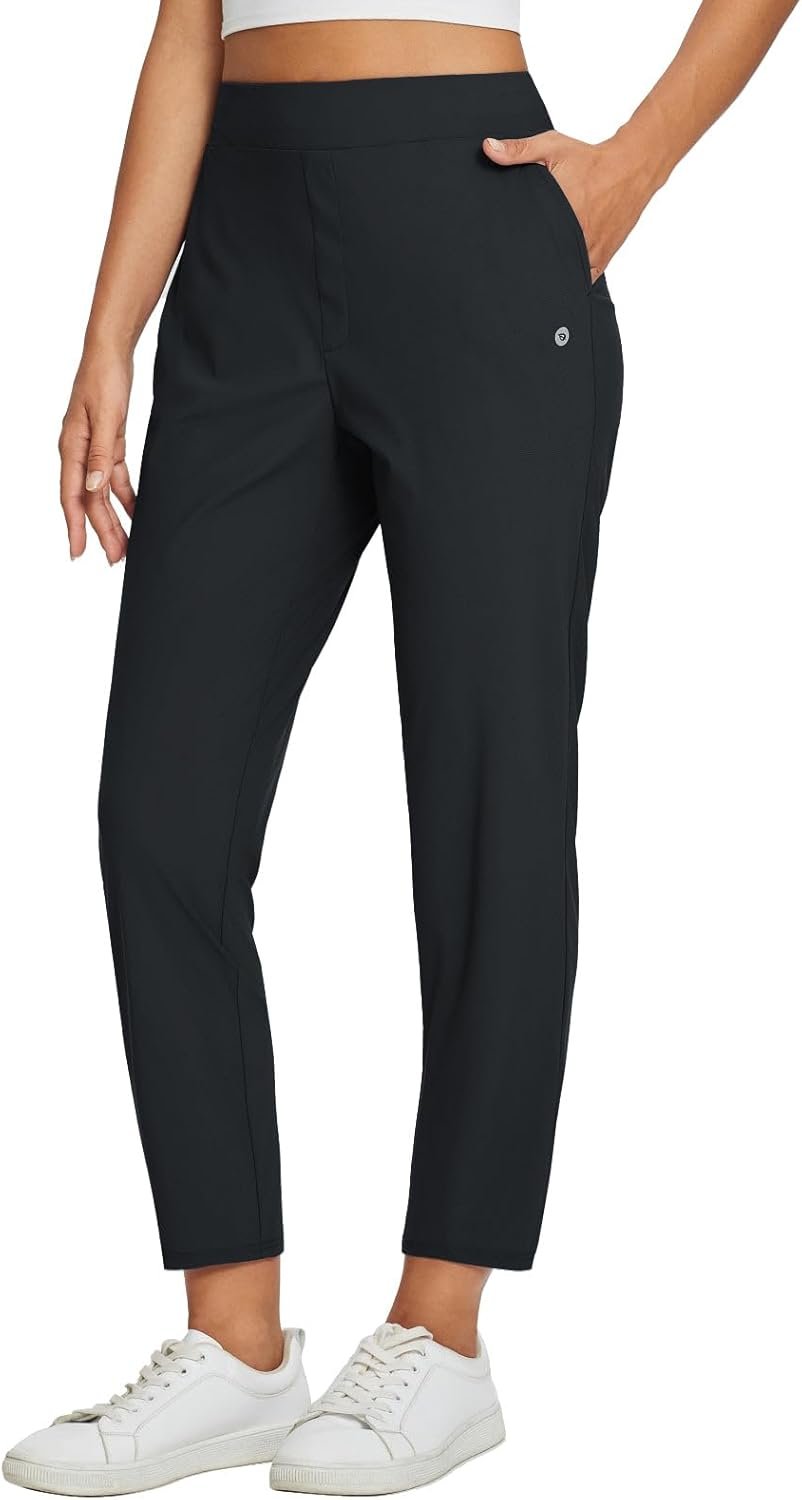 baleaf Women's Travel Pants Lightweight Stretch wi... - Image 2
