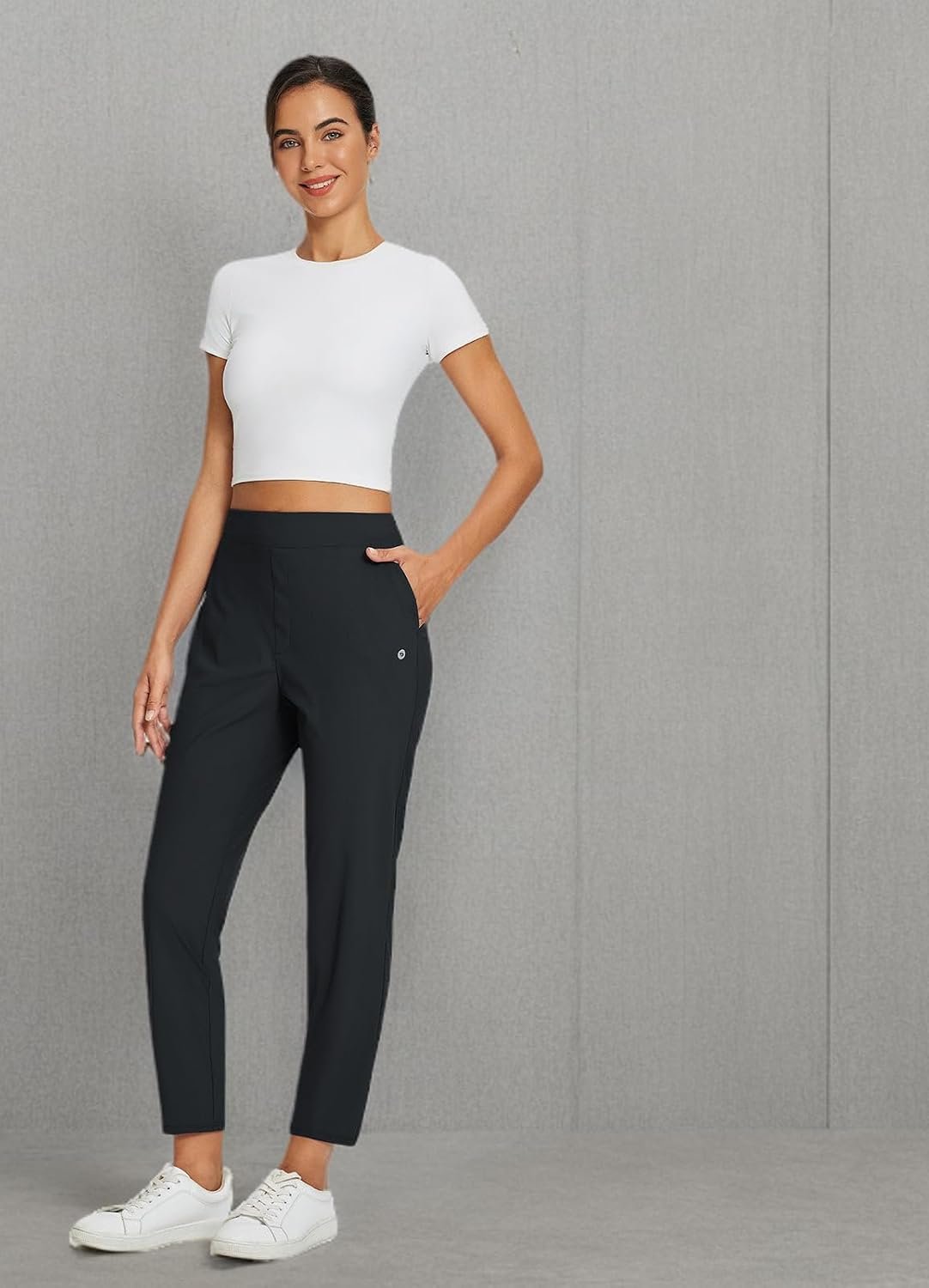 baleaf Women's Travel Pants Lightweight Stretch wi... - Image 10