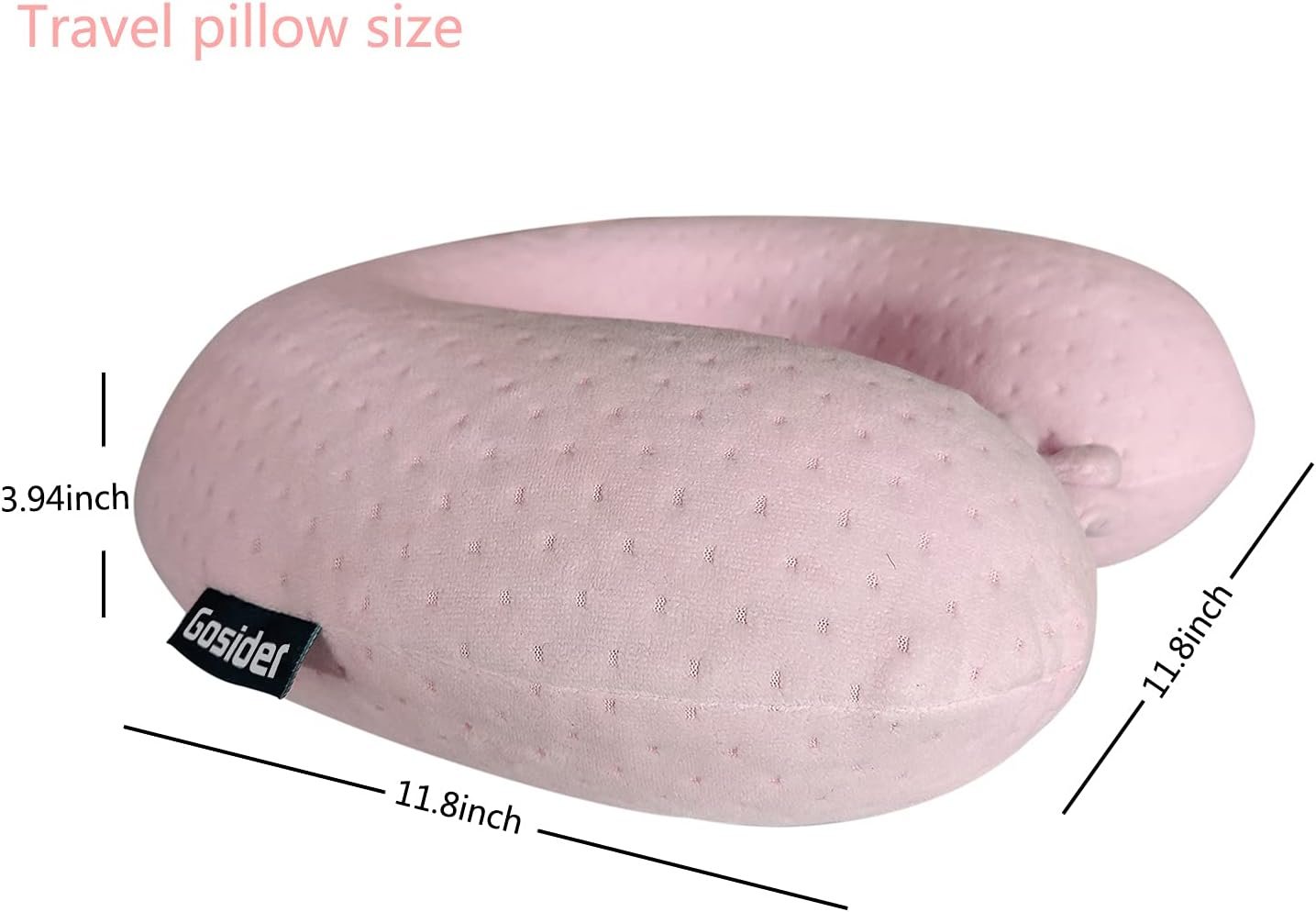 Neck Pillows for Sleeping Travel Pink Travel Pillo... - Image 4