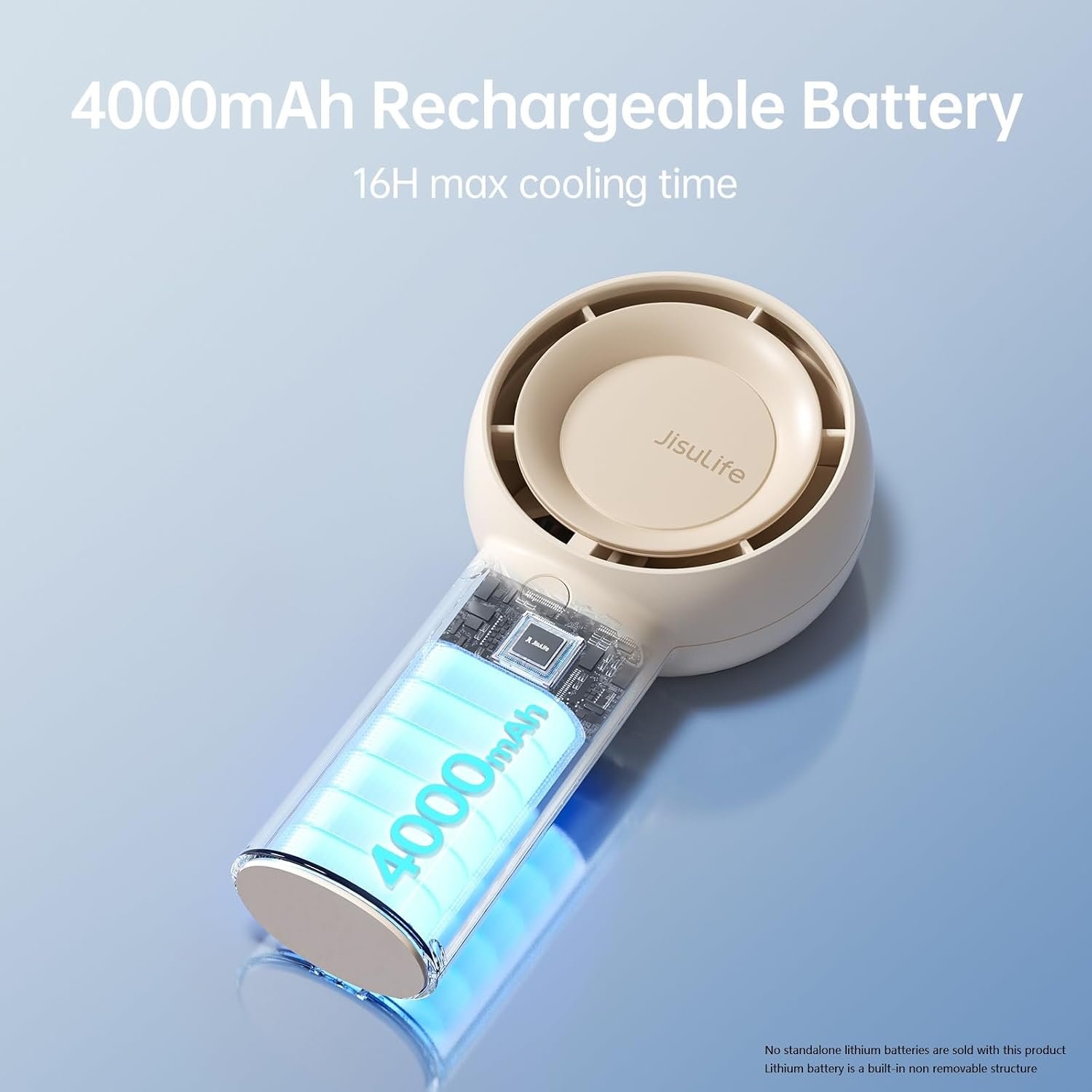 JISULIFE Portable Handheld Turbo Fan Rechargeable ... - Image 10