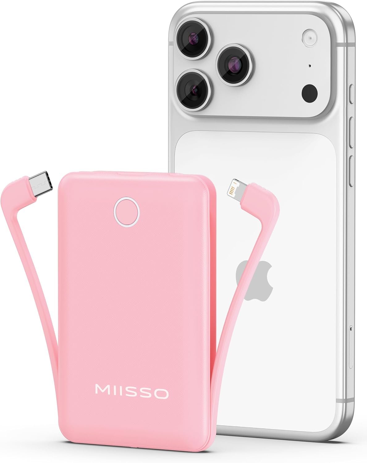 miisso 10000mAh Mini Portable Charger with Built i... - Image 2