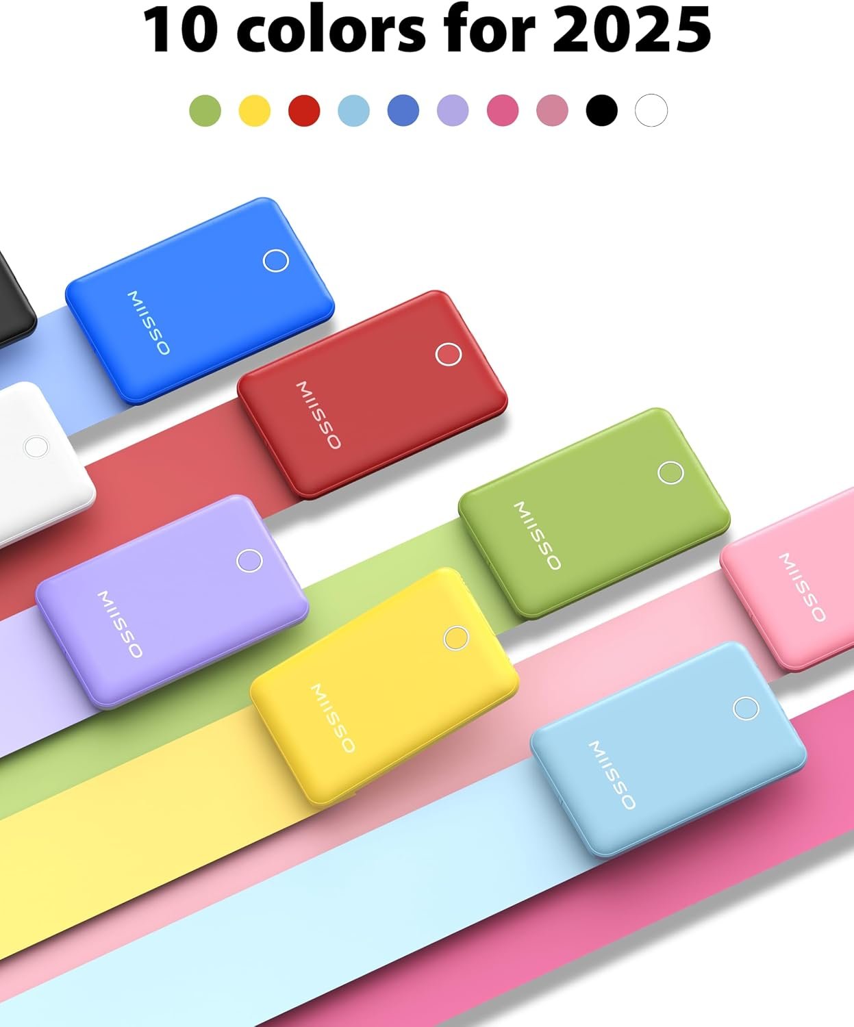 miisso 10000mAh Mini Portable Charger with Built i... - Image 10