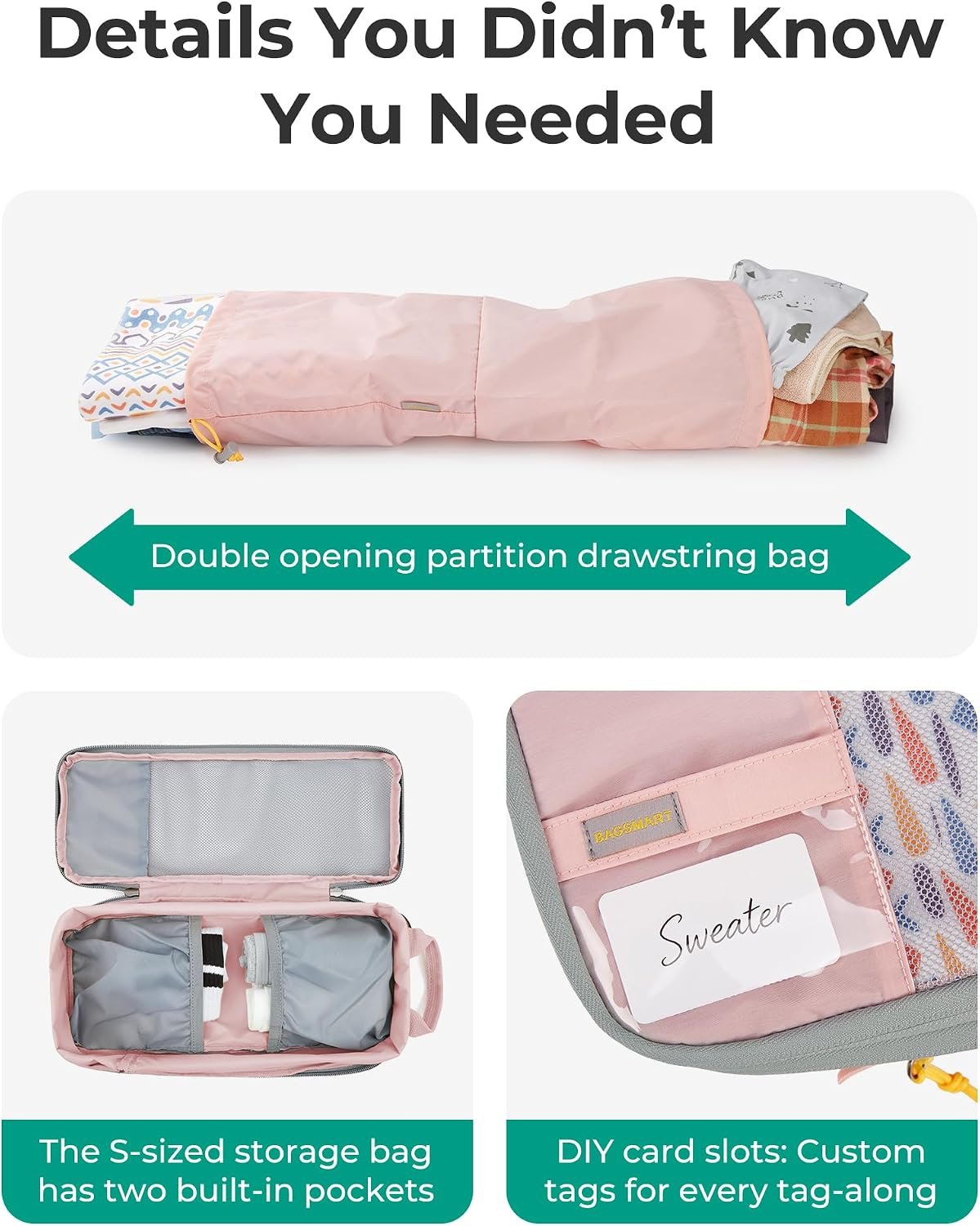BAGSMART Compression Packing Cubes for Travel Esse... - Image 5