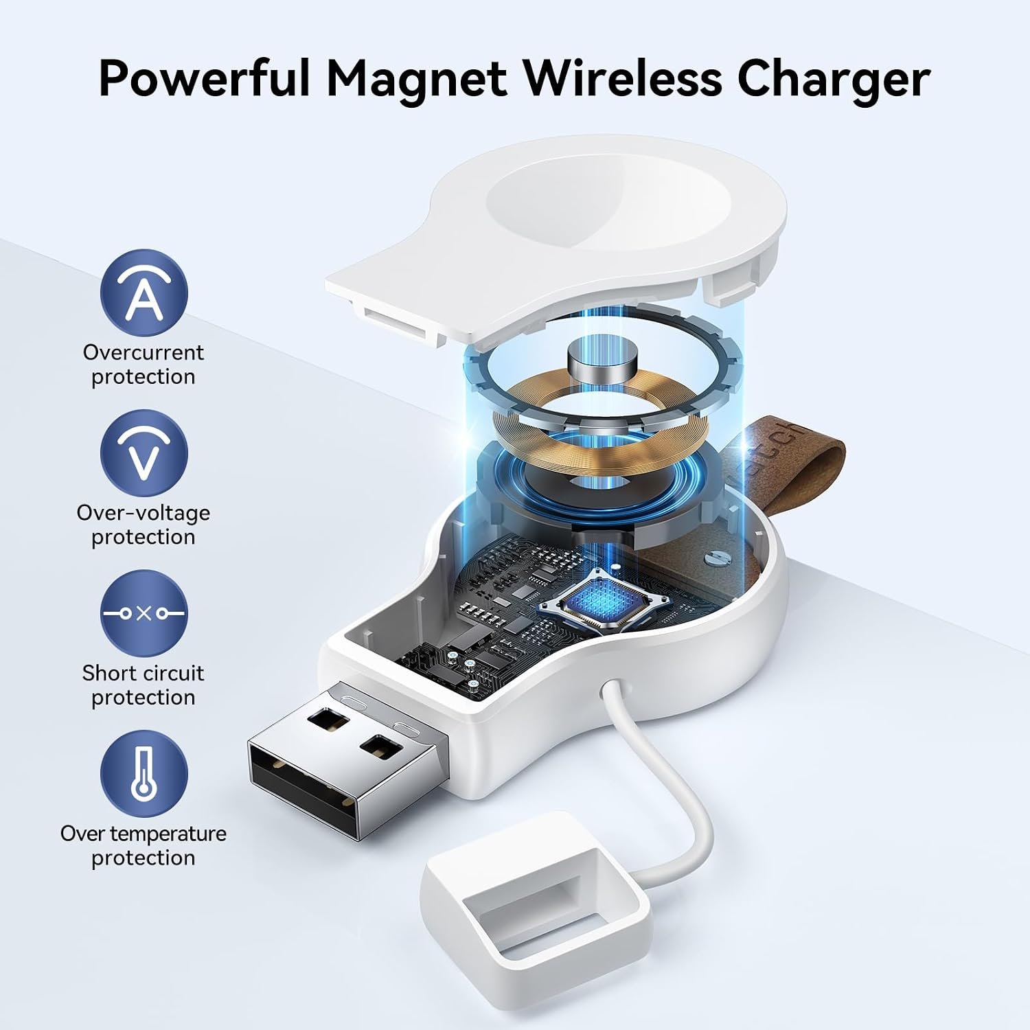 NEWDERY Charger for Apple Watch Travel iWatch USB ... - Image 5