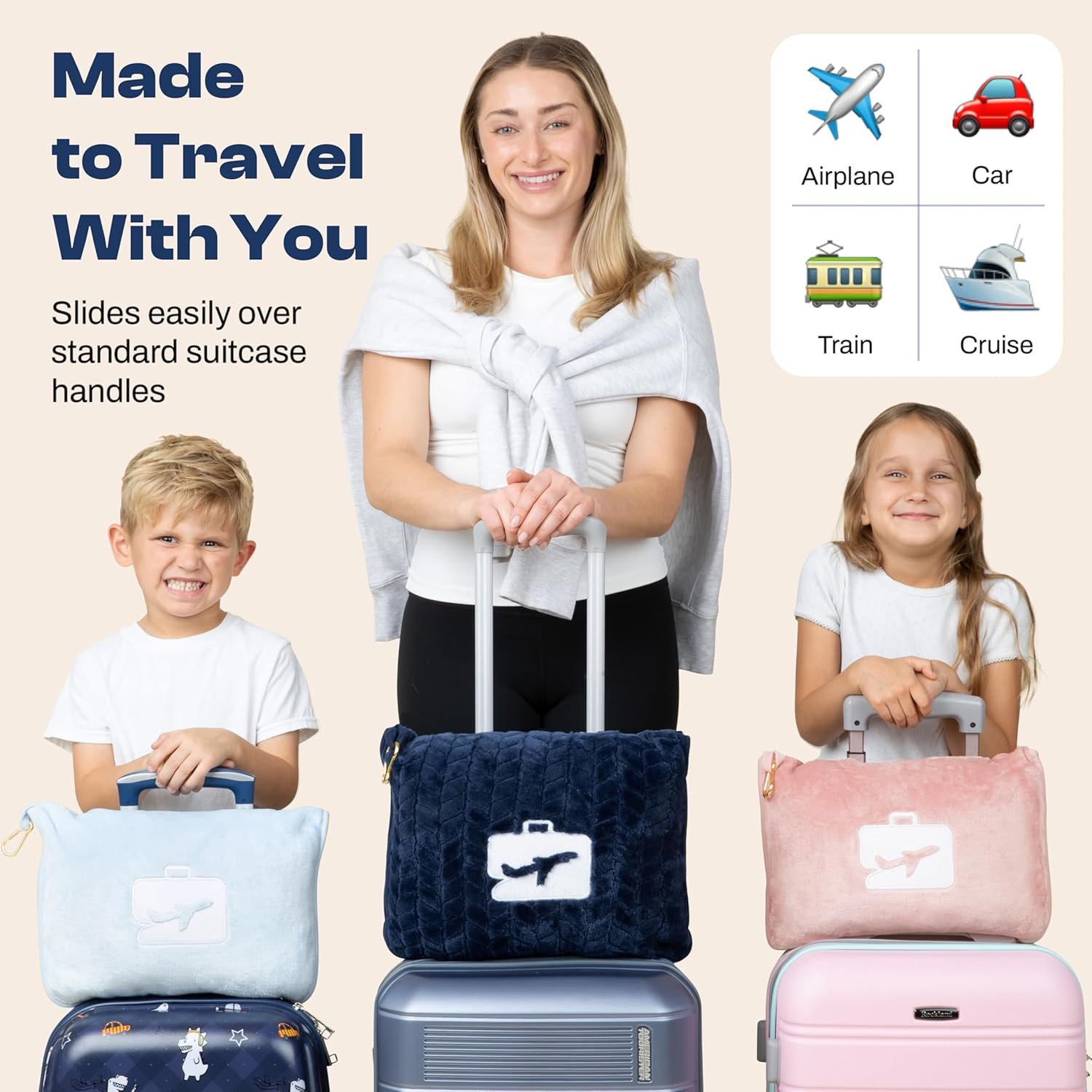 EverSnug Travel Blanket and Pillow - Premium Soft ... - Image 4