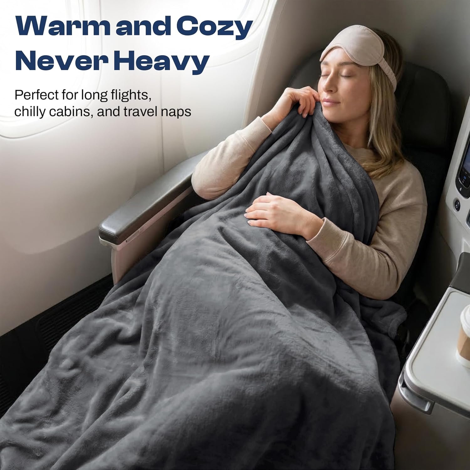 EverSnug Travel Blanket and Pillow - Premium Soft ... - Image 5
