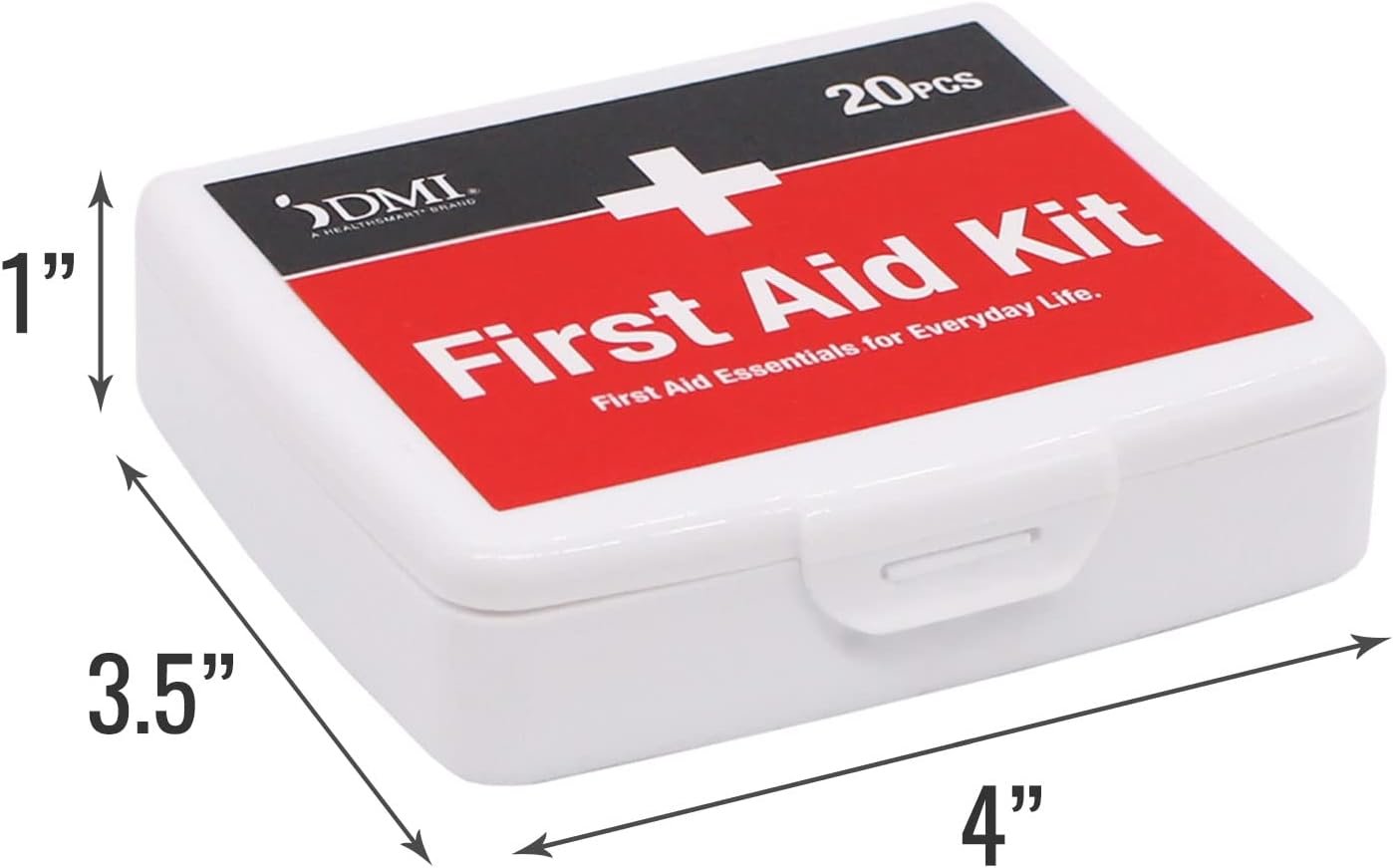 DMI First Aid Kit, Mini 20 Piece Kit, Small and Co... - Image 6