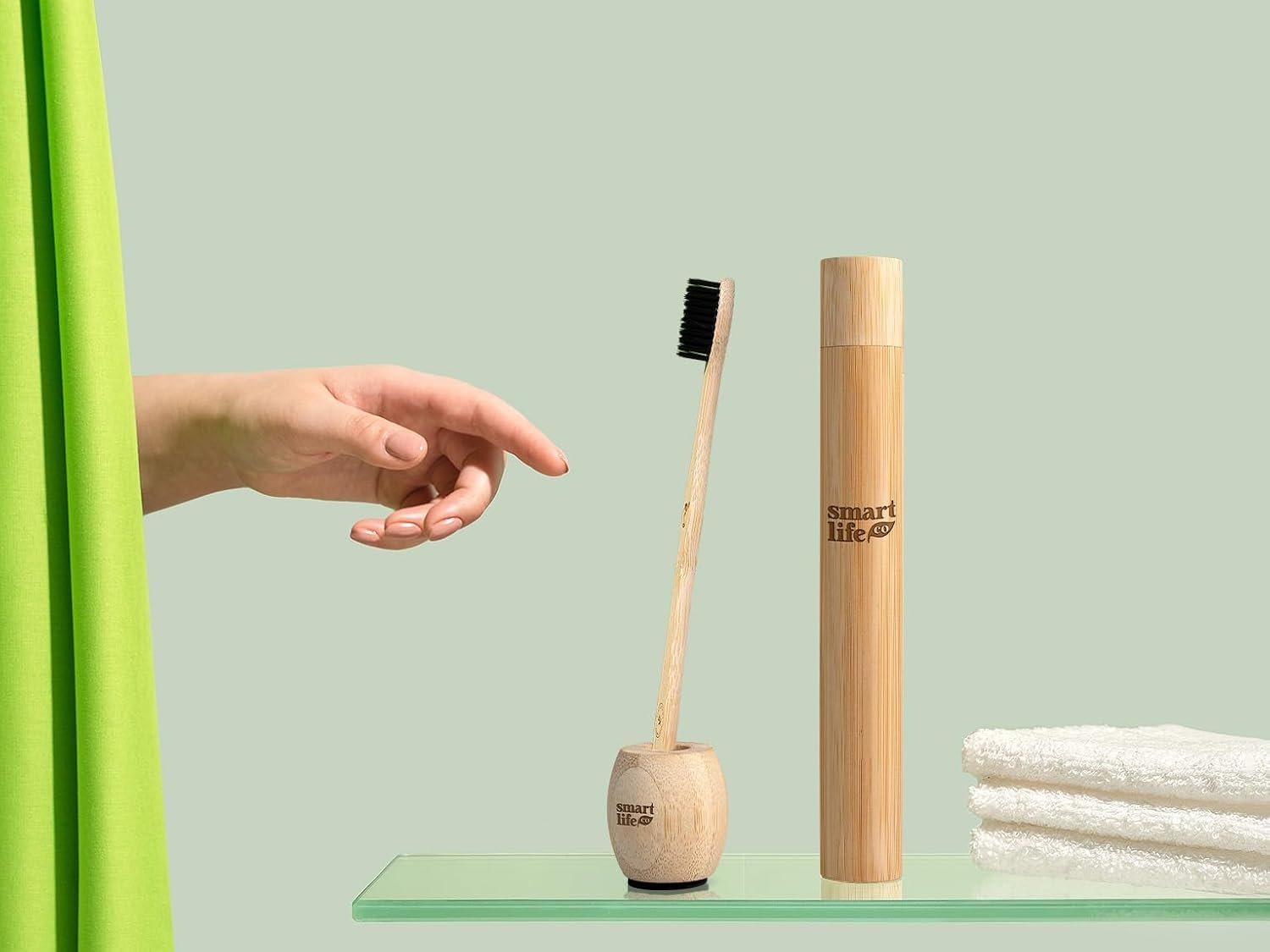 Bamboo Charcoal Toothbrush With Travel Case & Hold... - Image 10