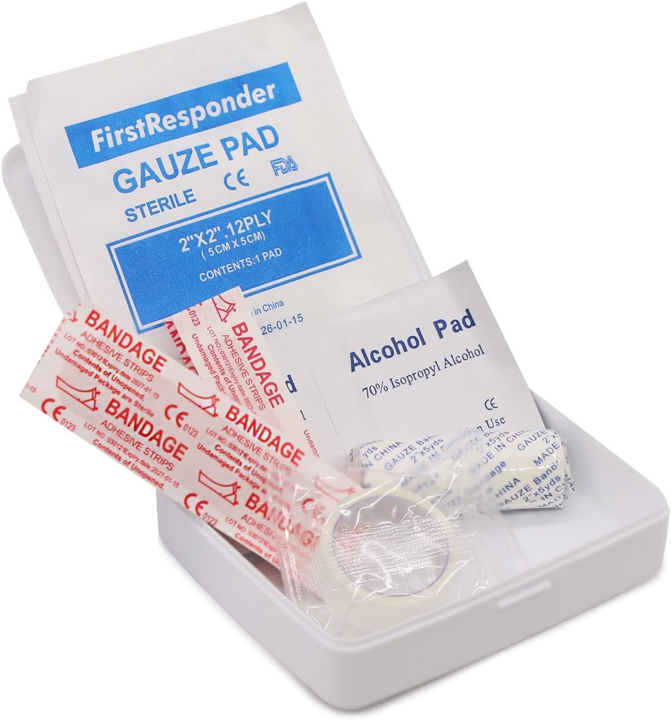 DMI First Aid Kit, Mini 20 Piece Kit, Small and Co... - Image 4