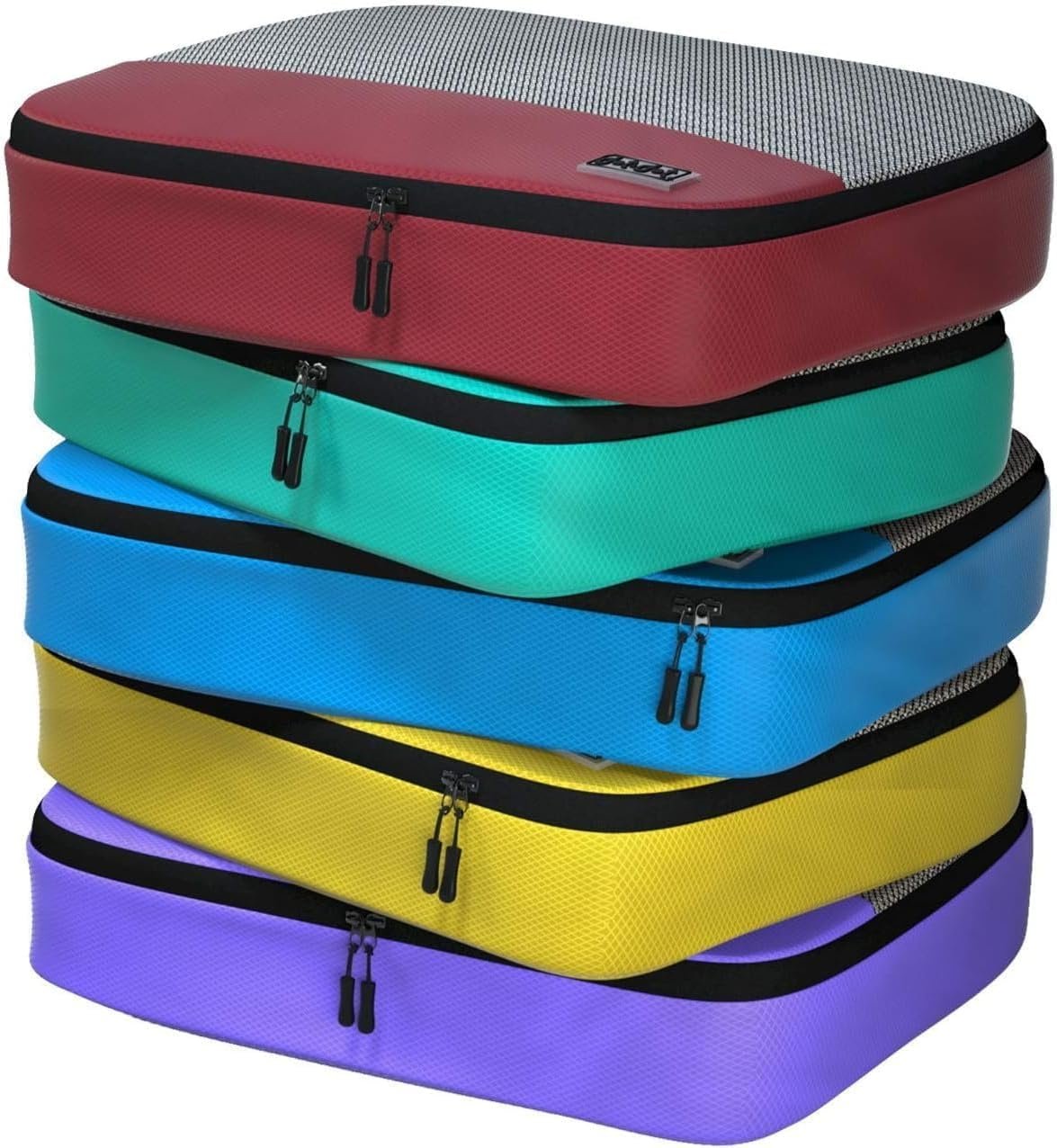 Large Packing Cubes for Travel - 5pc Packing Cubes... - Image 2
