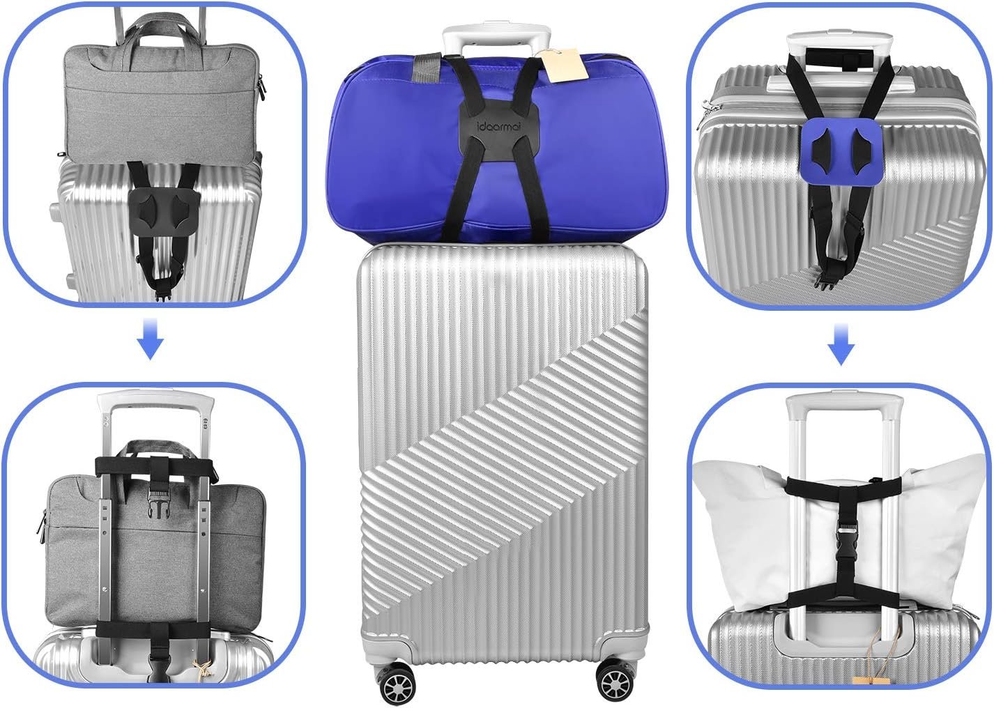Luggage Straps Bag Bungee, Luggage Straps Suitcase... - Image 5