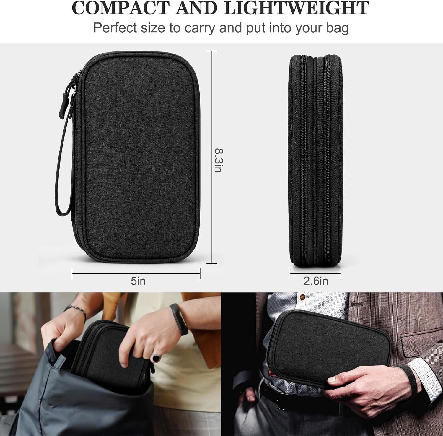 FYY Electronic Organizer, Travel Tech Pouch Bag, M... - Image 3