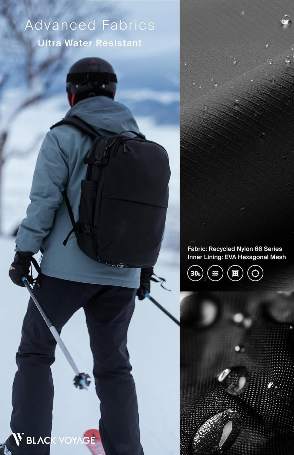 BlackVoyage Vortex Vacuum Seal Travel Backpack 60L... - Image 8