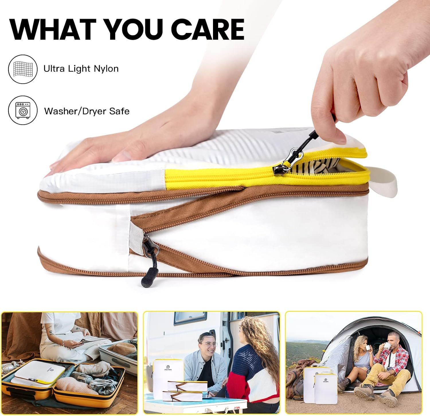 PFEYRPK Lightweight Compression Packing Cubes for ... - Image 3