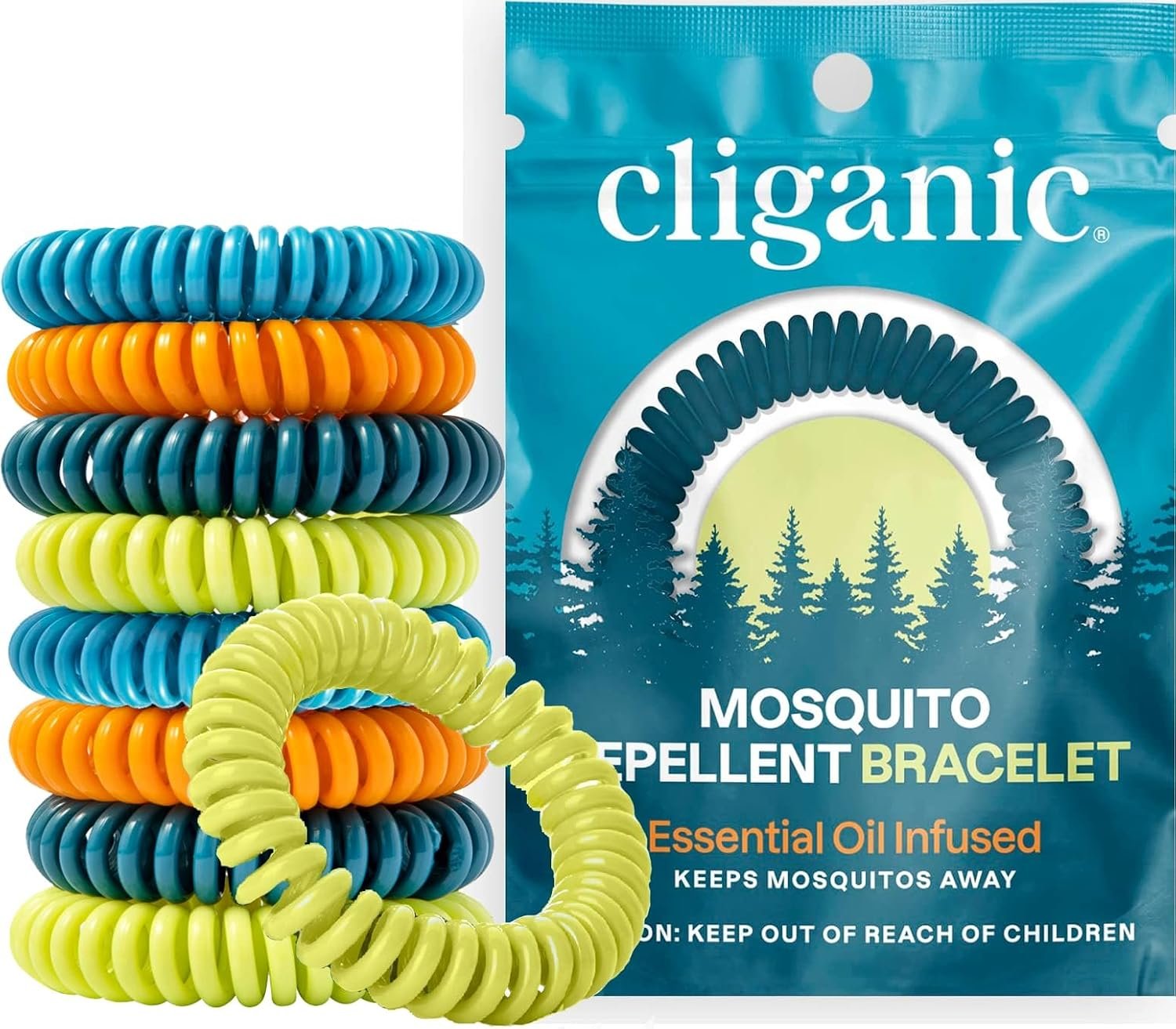Cliganic Mosquito Repellent Bracelets for Kids & A... - Image 2