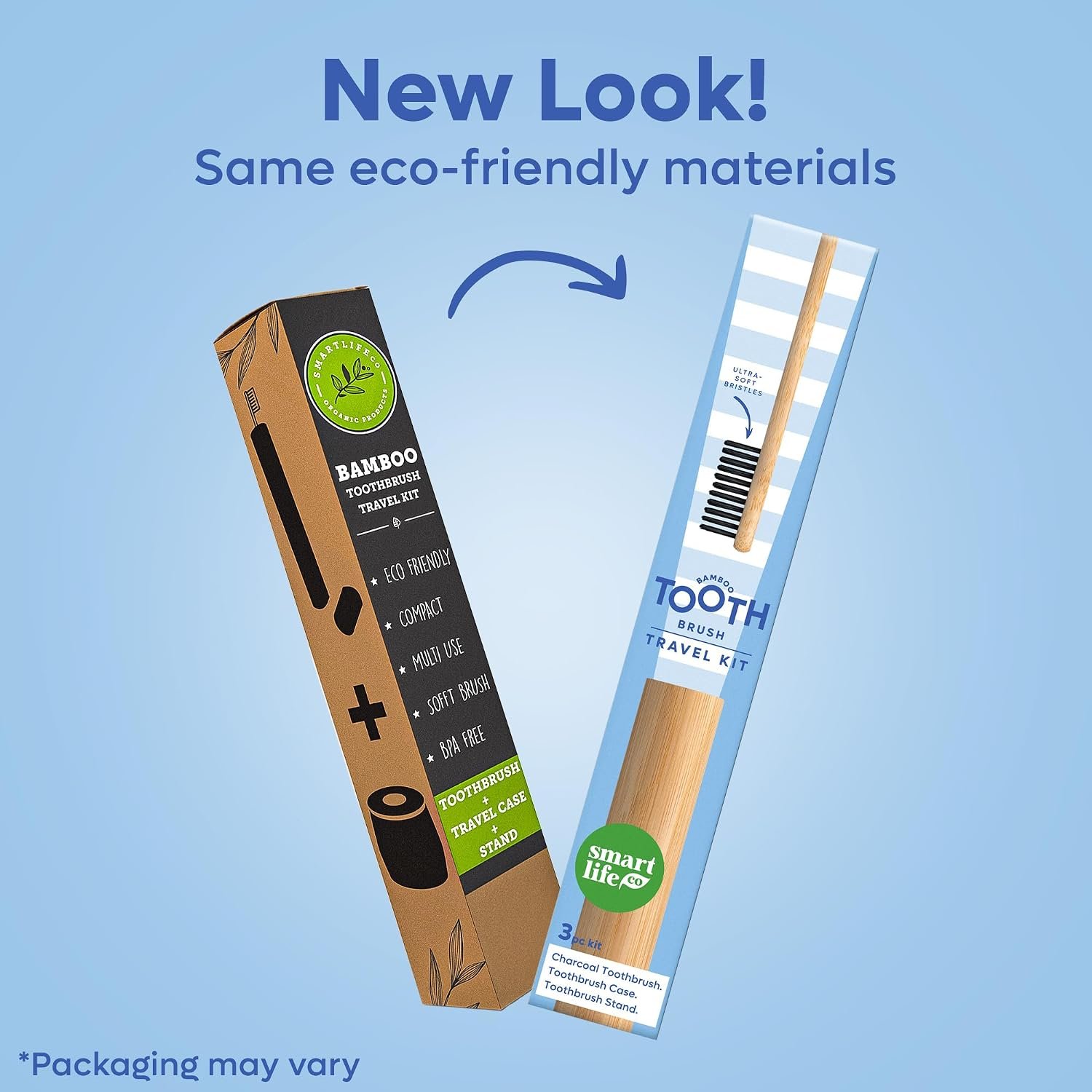 Bamboo Charcoal Toothbrush With Travel Case & Hold... - Image 3